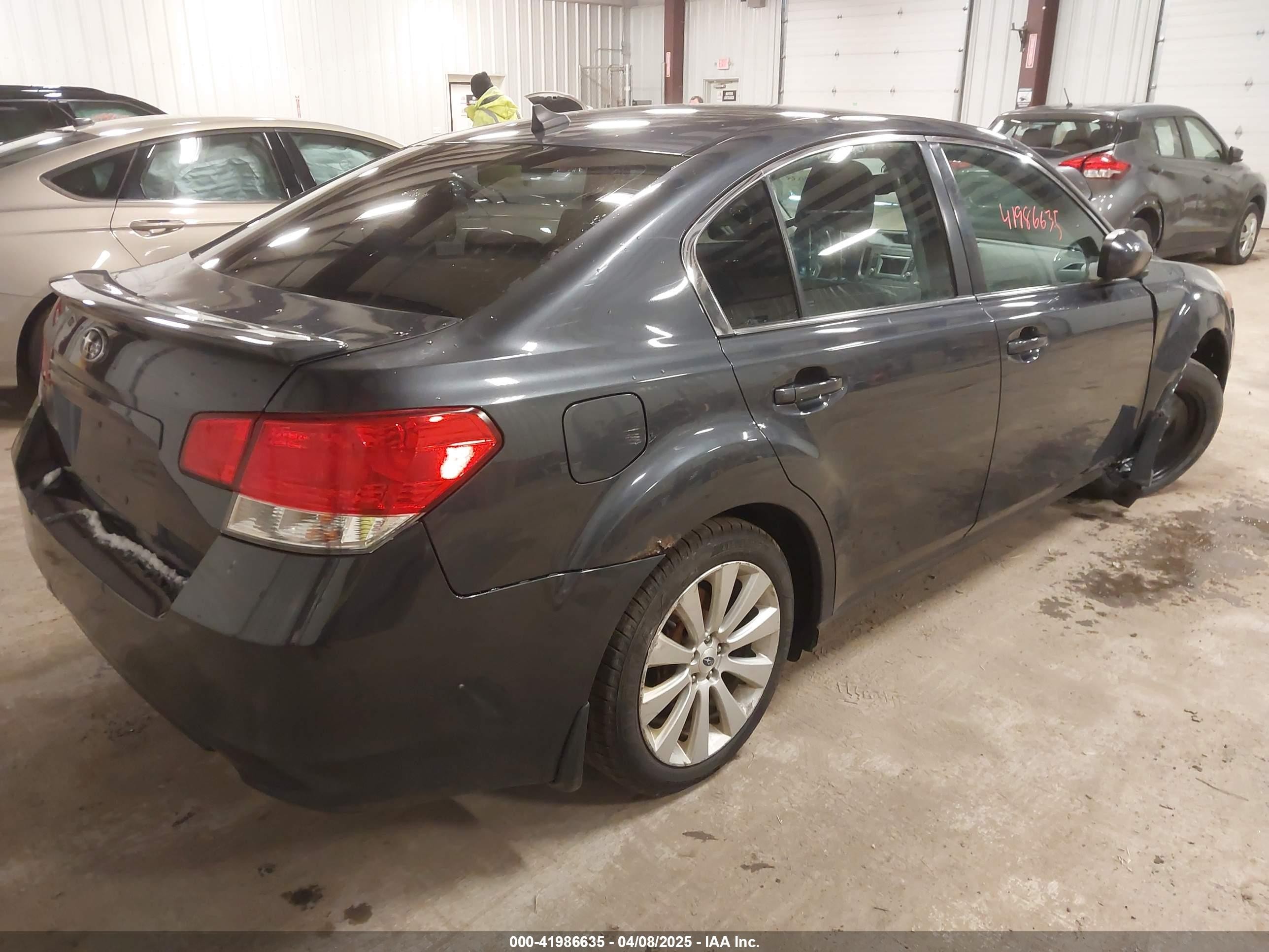 2012 Subaru Legacy 2.5i Limited Gray vin: 4S3BMBK65C3034951