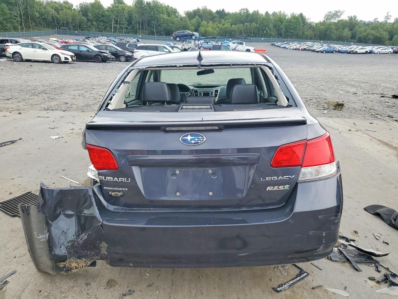 2012 Subaru Legacy 2.5i Limited Silver vin: 4S3BMBK66C3018483
