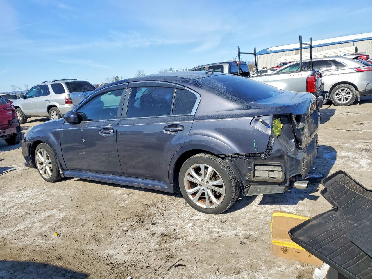 2013 Subaru Legacy 2.5i Limited Gray vin: 4S3BMBK66D3009798