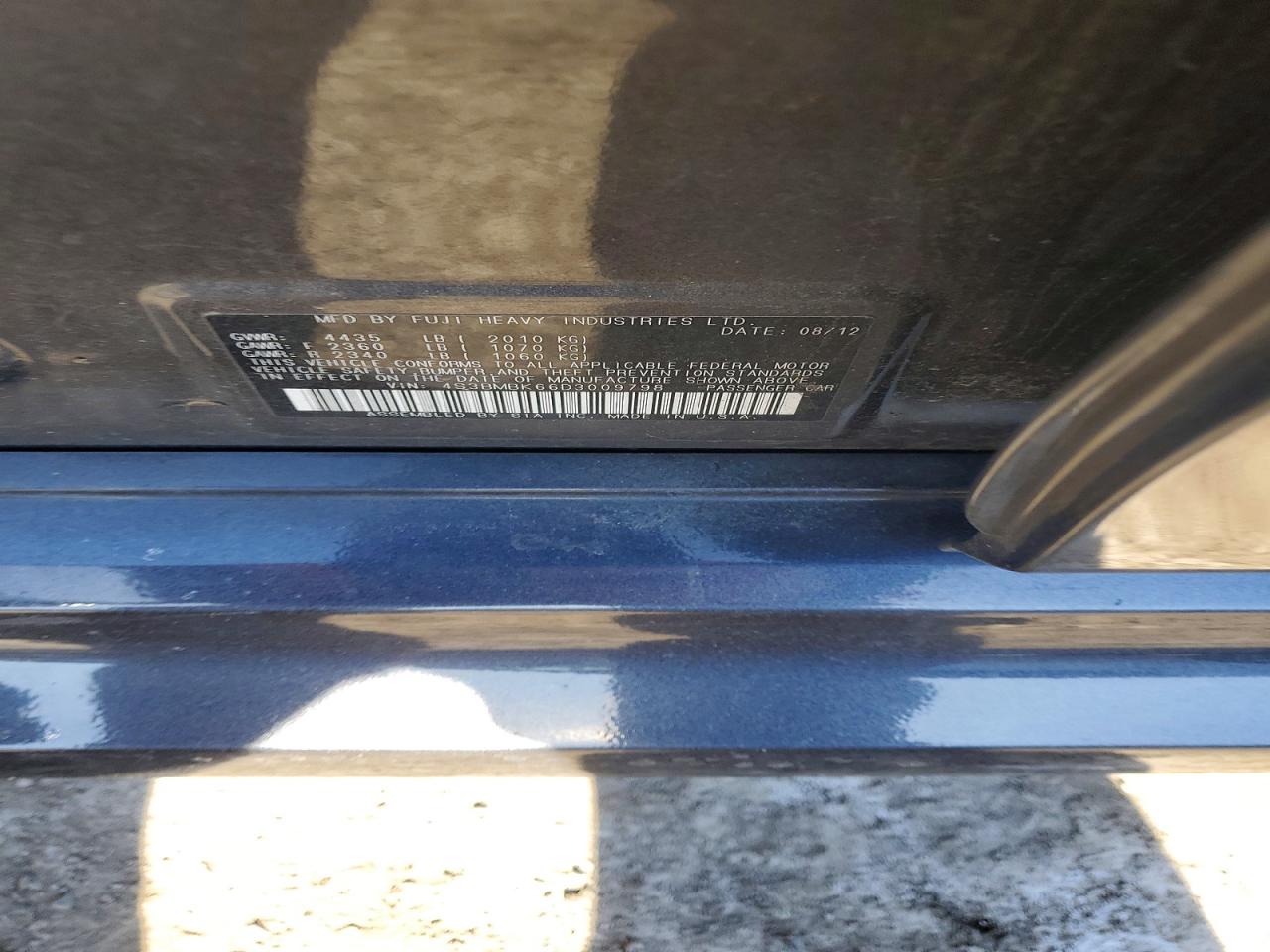 2013 Subaru Legacy 2.5i Limited Gray vin: 4S3BMBK66D3009798
