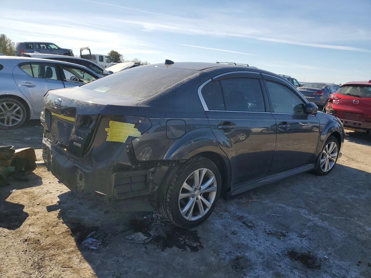 2013 Subaru Legacy 2.5i Limited Gray vin: 4S3BMBK66D3009798
