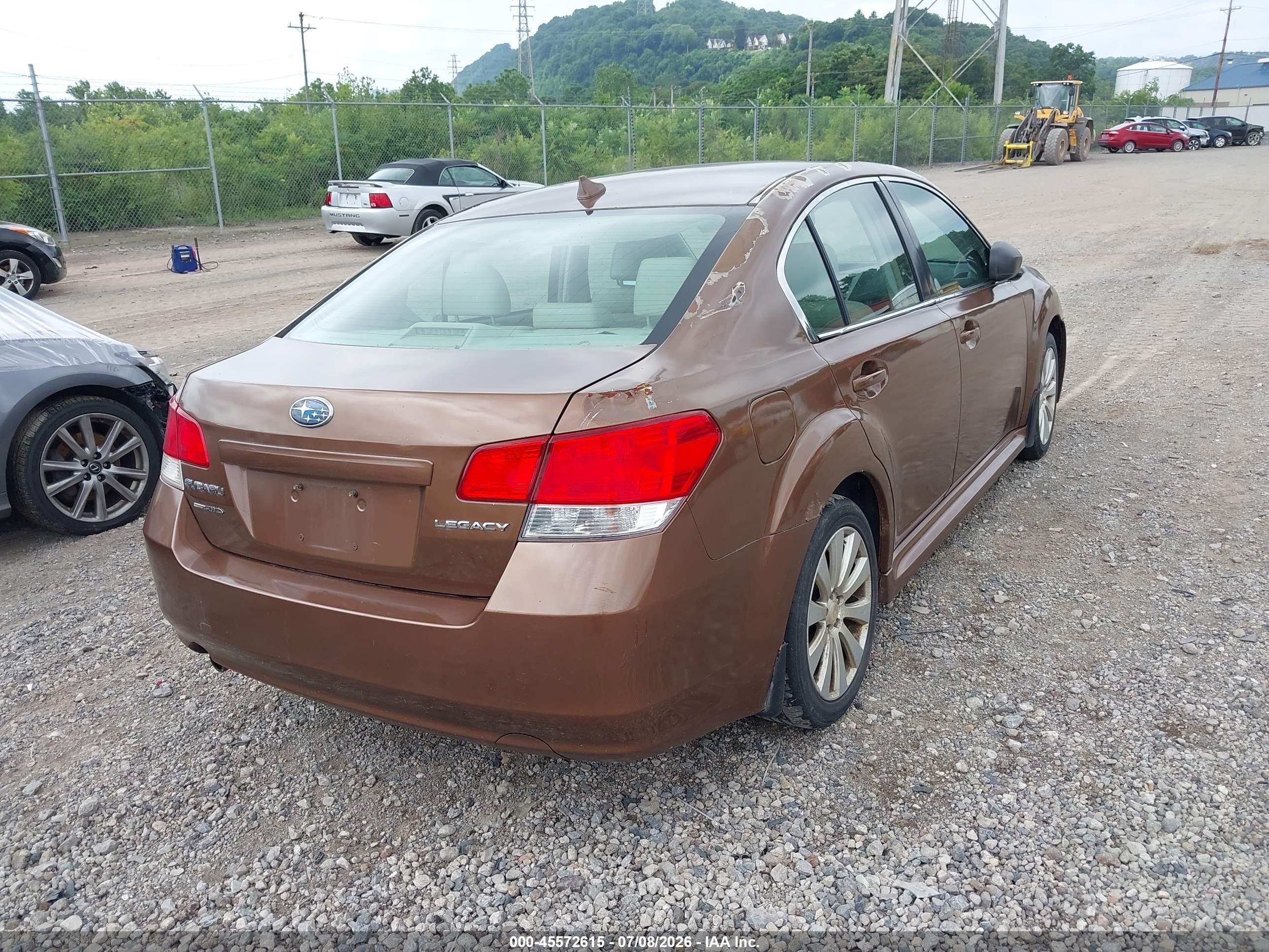 2011 Subaru Legacy 2.5i Limited Brown vin: 4S3BMBK67B3247978