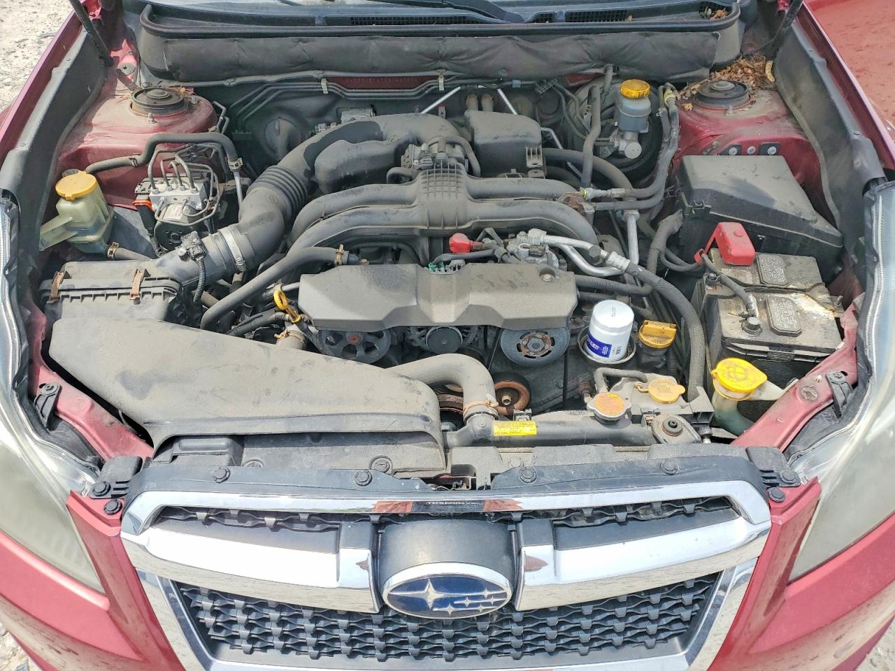 2013 Subaru Legacy 2.5i Limited Red vin: 4S3BMBK67D3022799