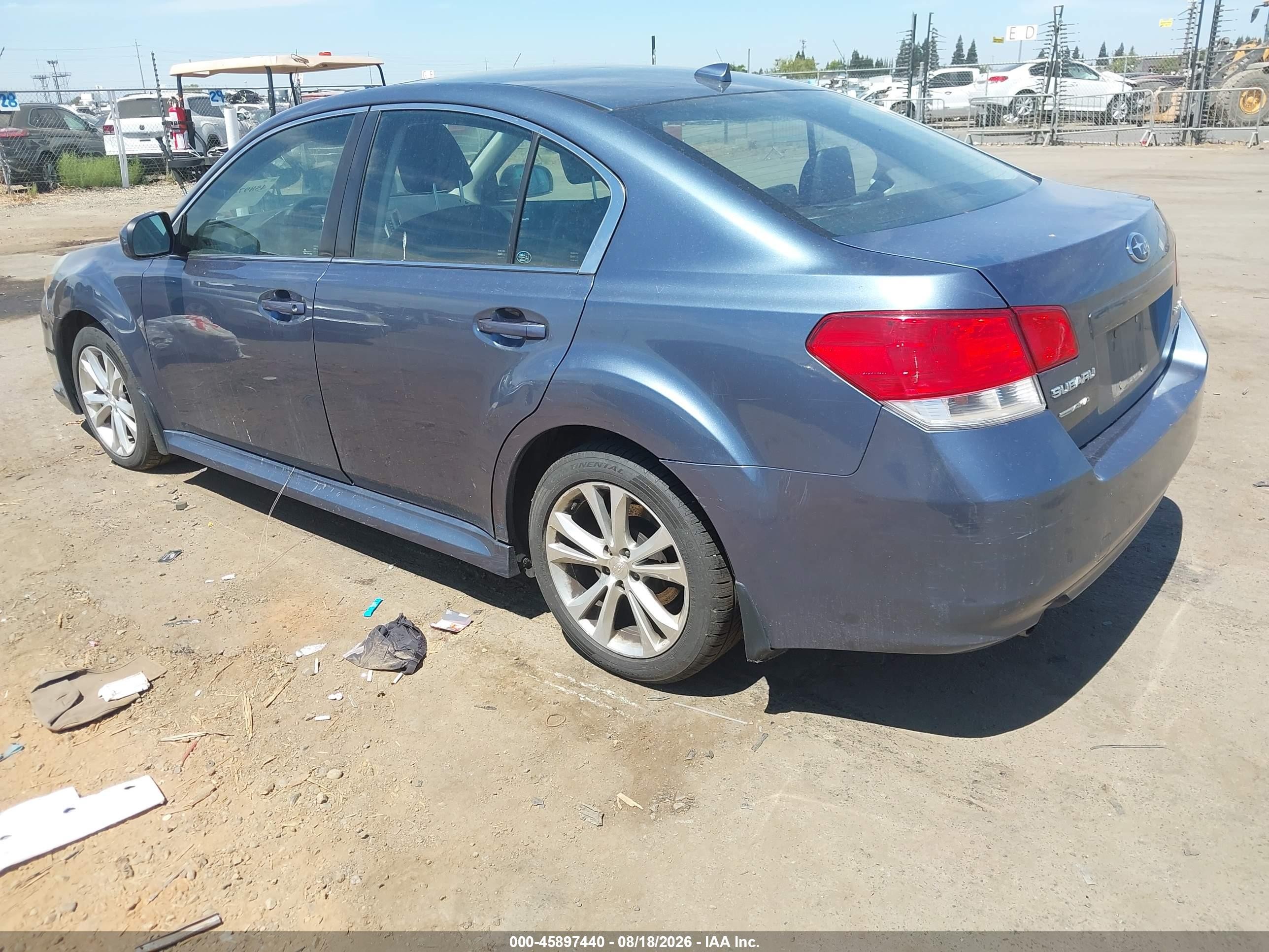 2013 Subaru Legacy 2.5i Limited Blue vin: 4S3BMBK68D3039157