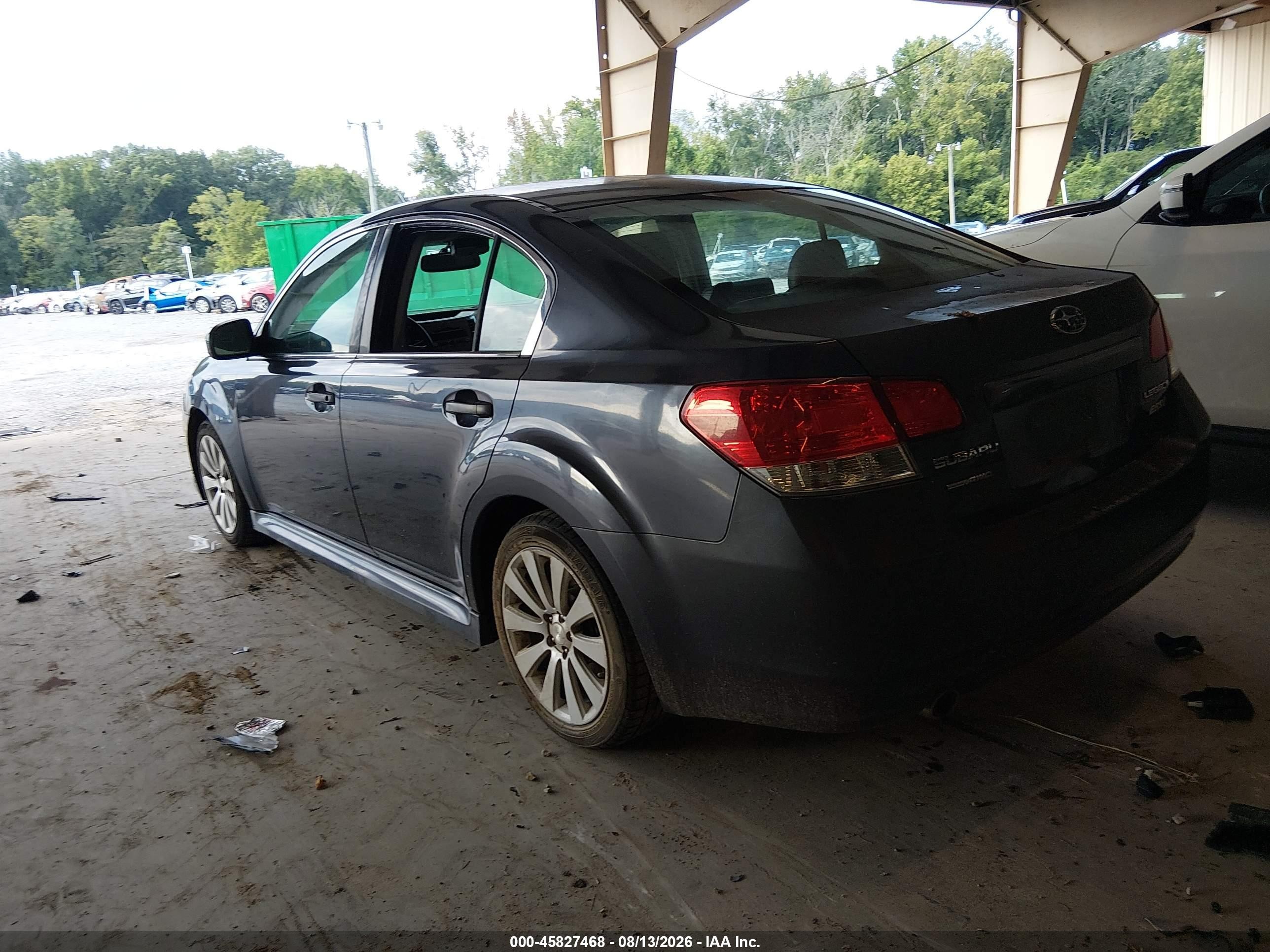 2010 Subaru Legacy 2.5i Limited Gray vin: 4S3BMBK6XA3212320