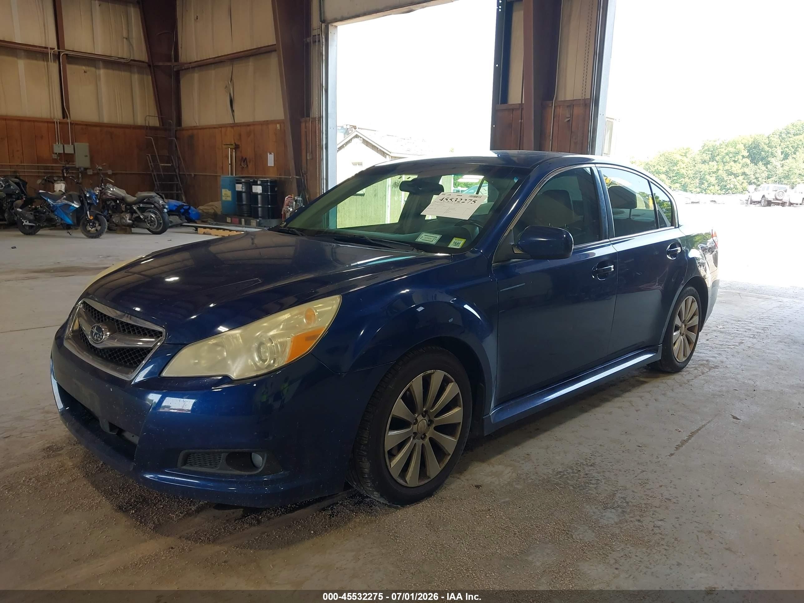 2011 Subaru Legacy 2.5i Limited Blue vin: 4S3BMBK6XB3220158