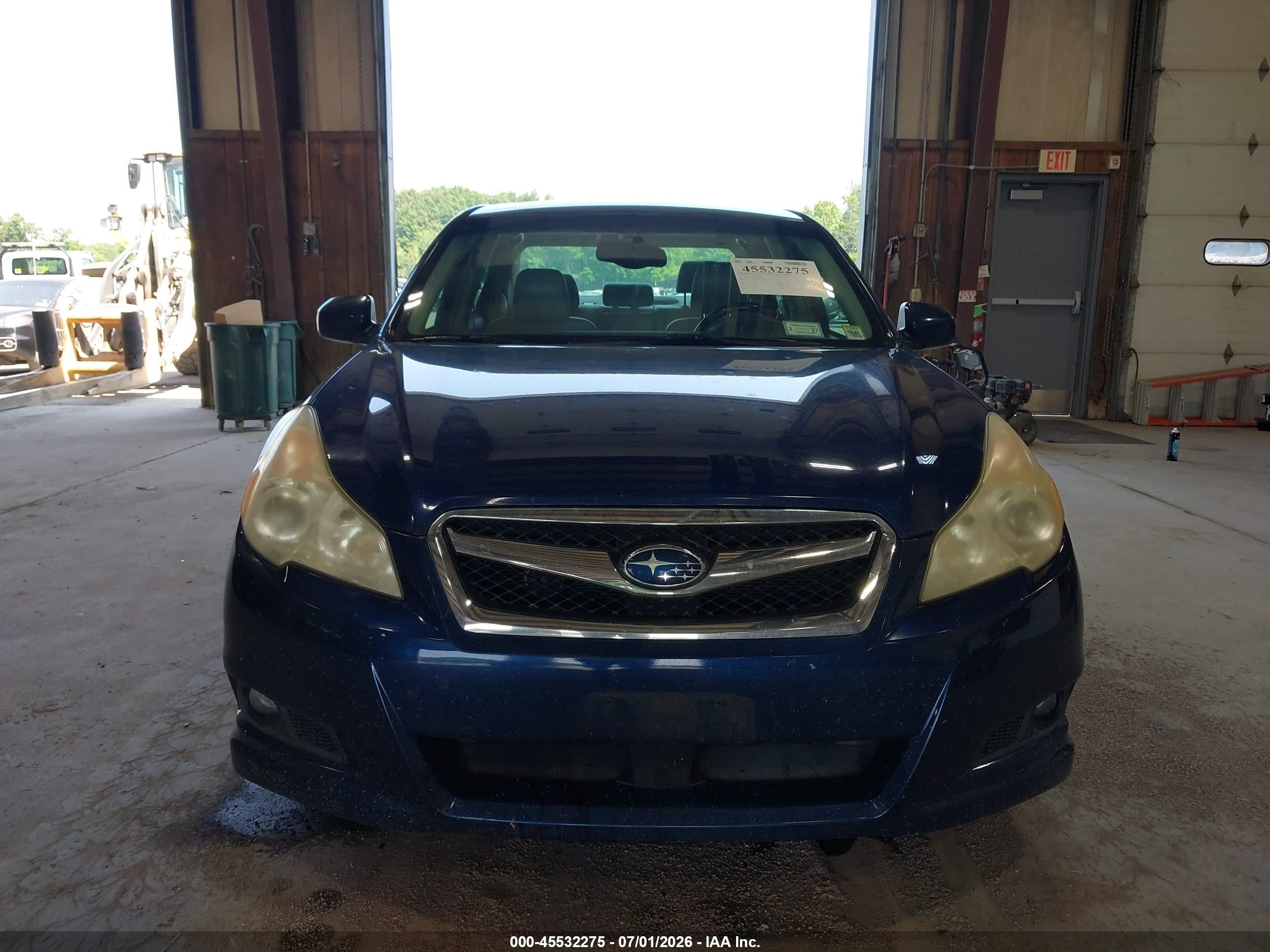 2011 Subaru Legacy 2.5i Limited Blue vin: 4S3BMBK6XB3220158