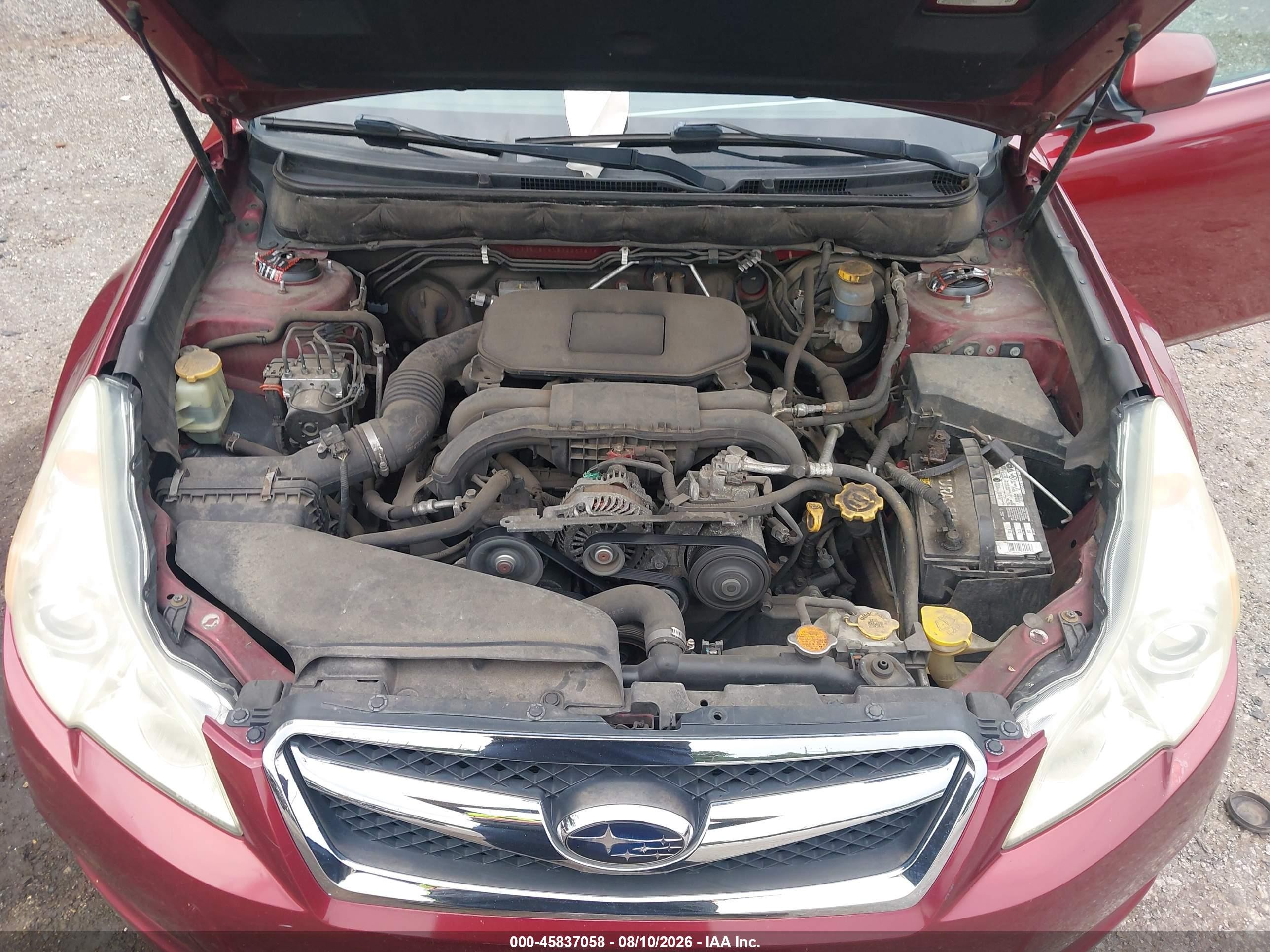 2011 Subaru Legacy 2.5i Limited Red vin: 4S3BMBK6XB3226087