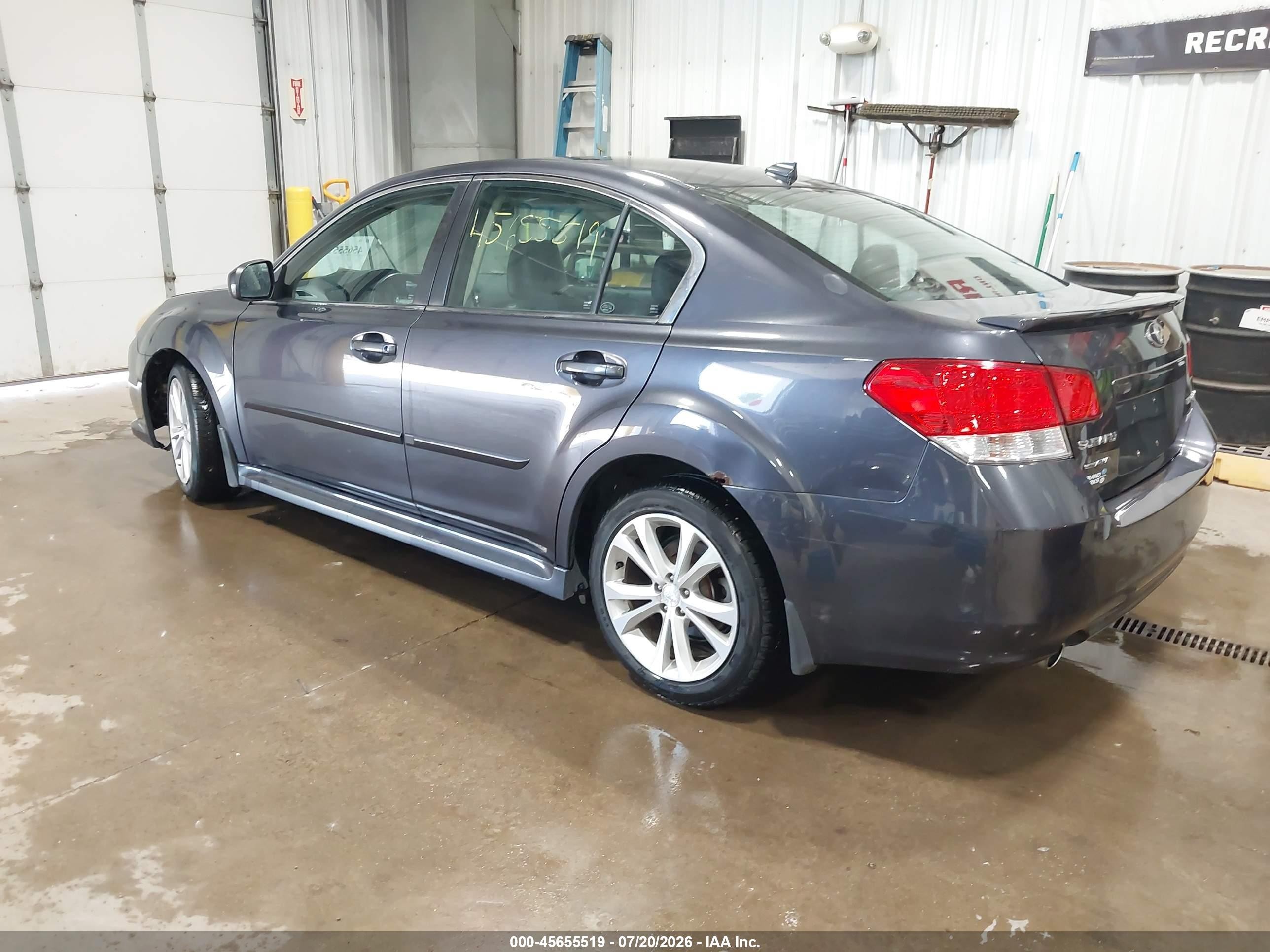2013 Subaru Legacy 2.5i Limited Dark Blue vin: 4S3BMBK6XD3010016
