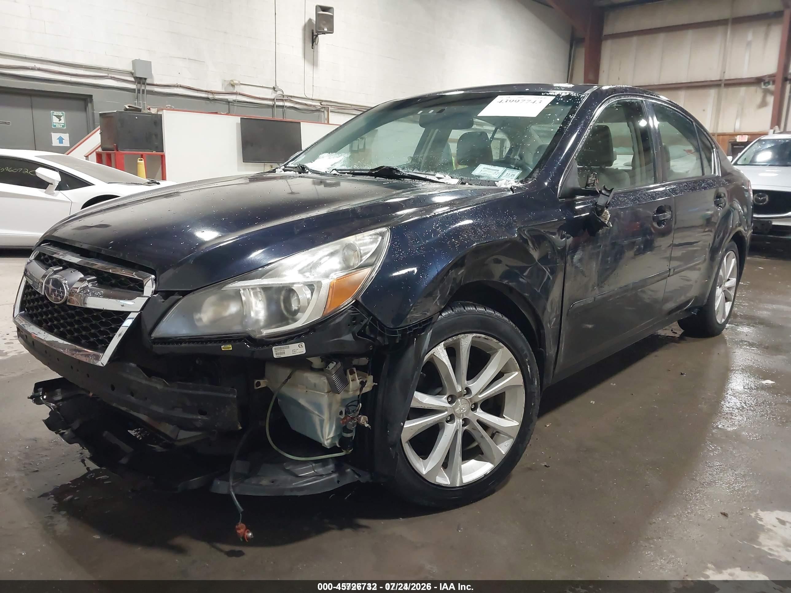 2013 Subaru Legacy 2.5i Limited Dark Blue vin: 4S3BMBK6XD3021193