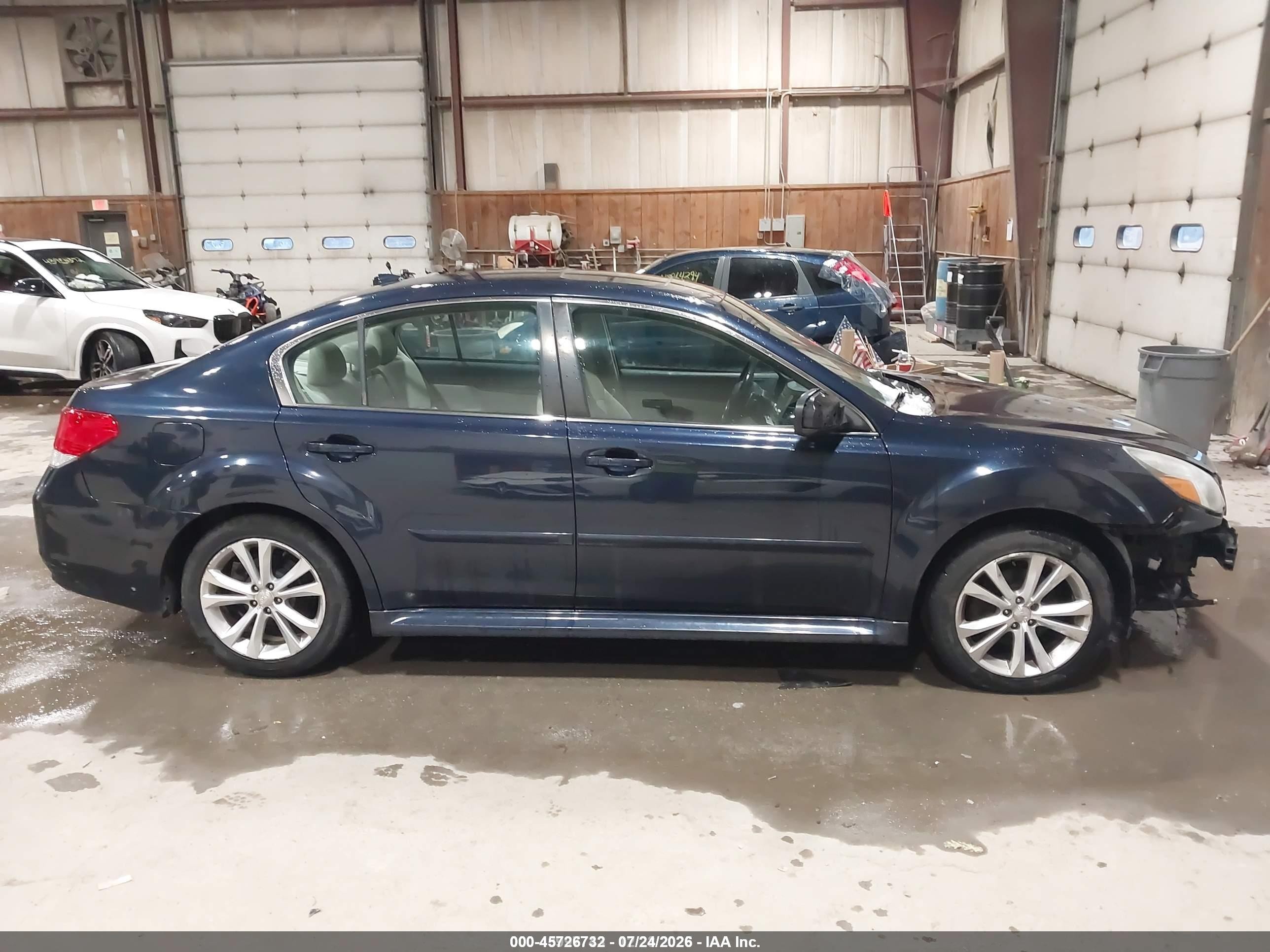 2013 Subaru Legacy 2.5i Limited Dark Blue vin: 4S3BMBK6XD3021193