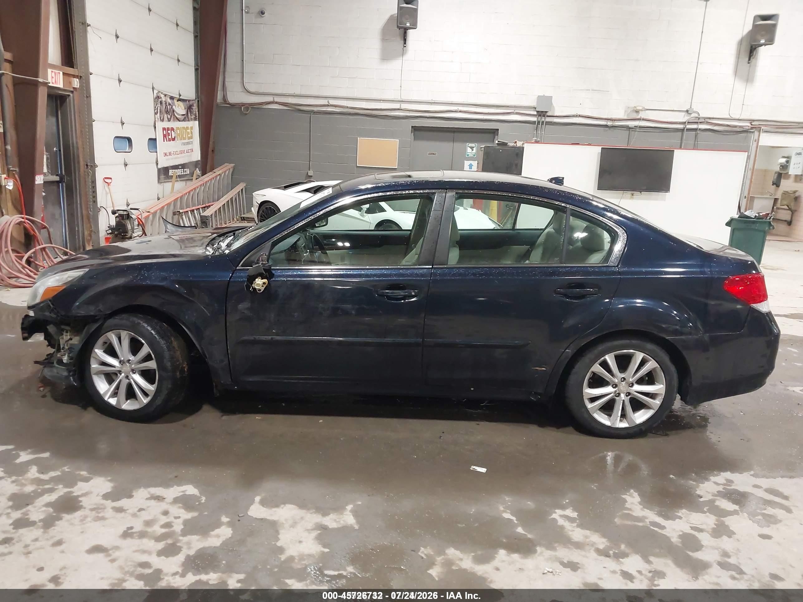 2013 Subaru Legacy 2.5i Limited Dark Blue vin: 4S3BMBK6XD3021193