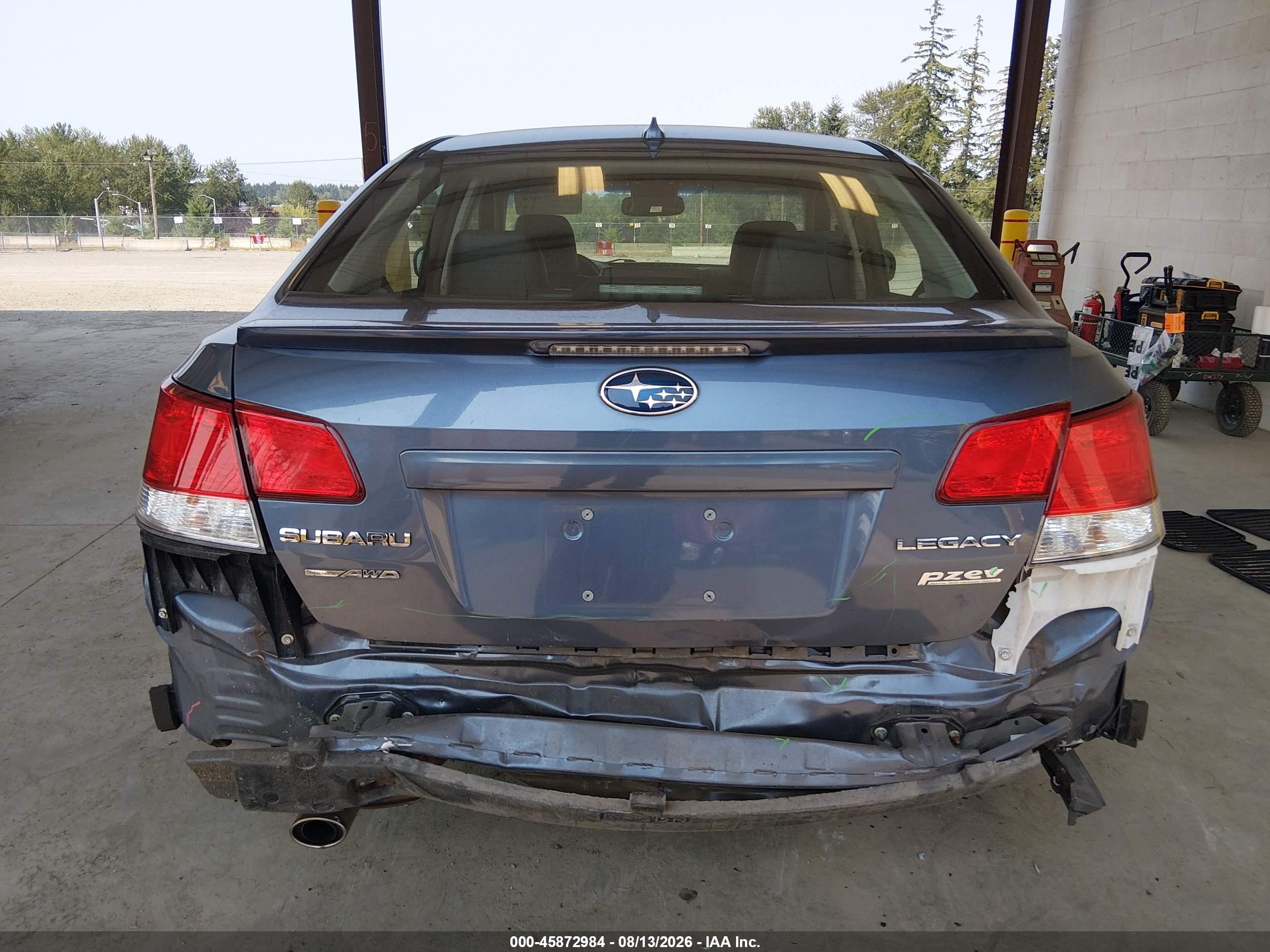 2013 Subaru Legacy 2.5i Limited Синий vin: 4S3BMBK6XD3036597