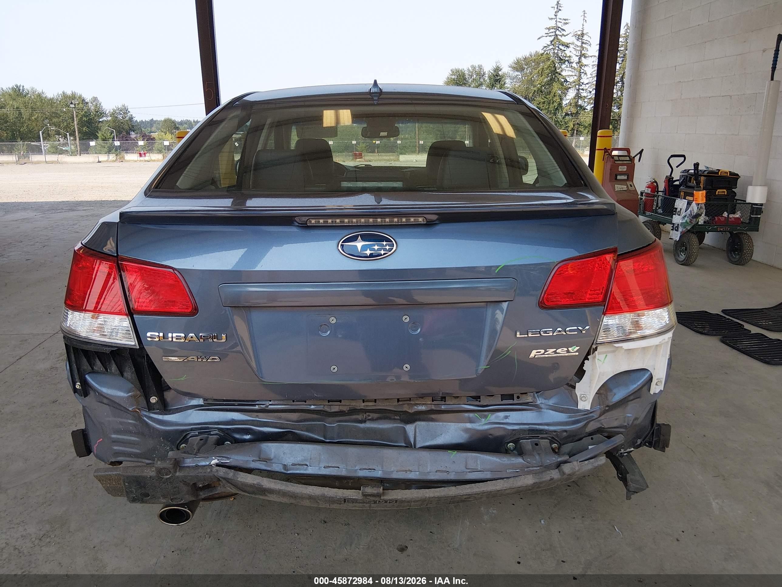 2013 Subaru Legacy 2.5i Limited Синий vin: 4S3BMBK6XD3036597