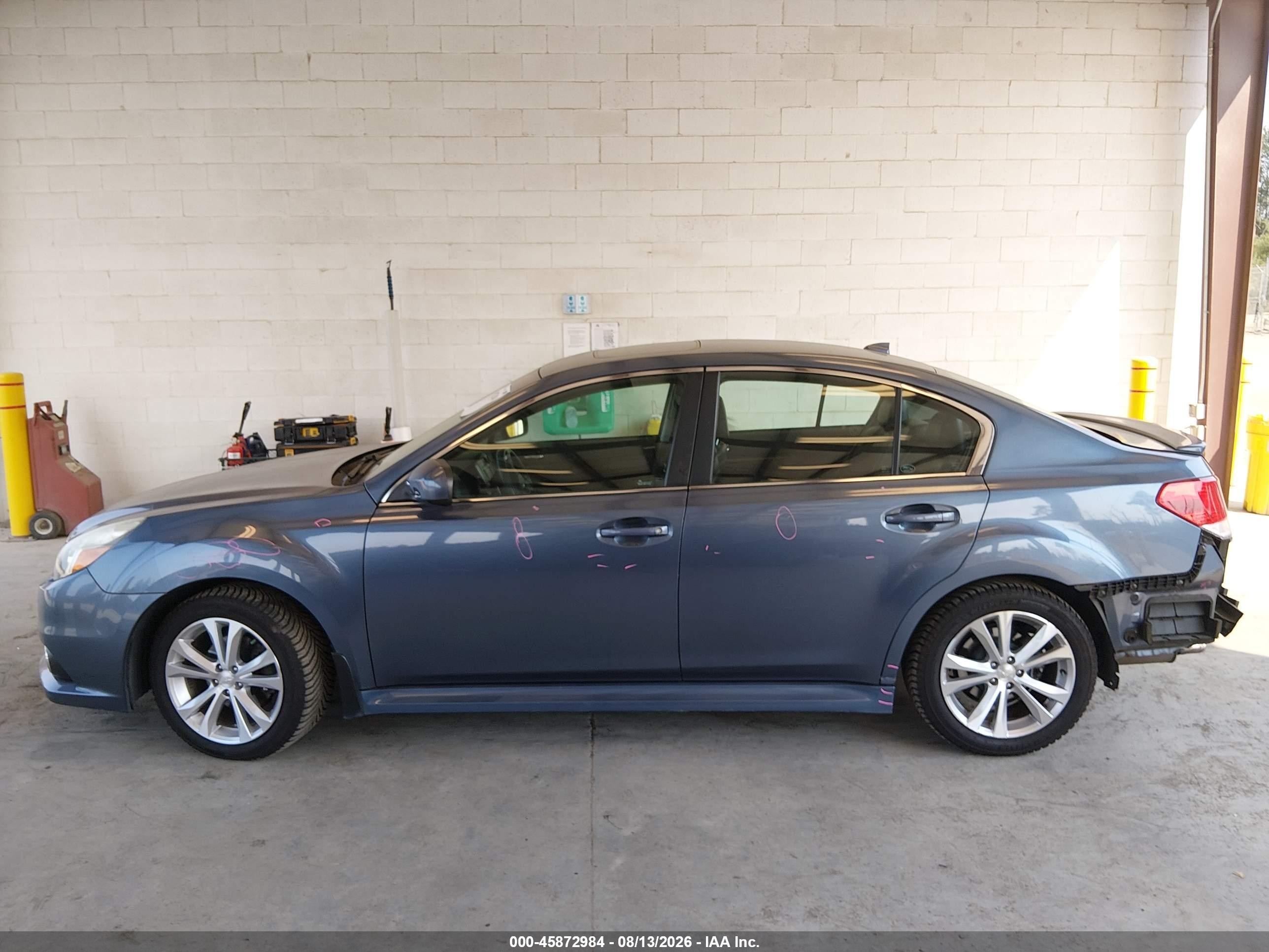 2013 Subaru Legacy 2.5i Limited Синий vin: 4S3BMBK6XD3036597