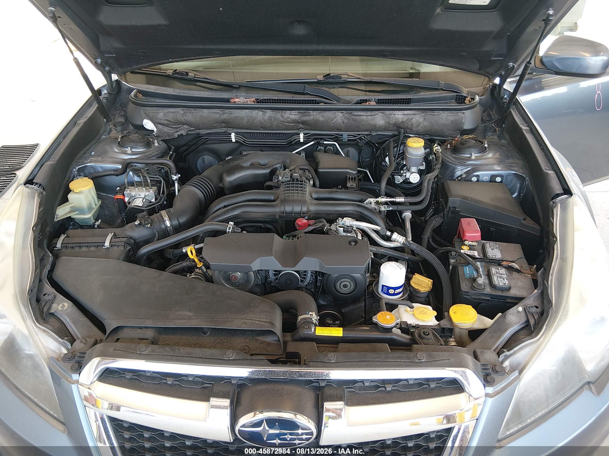 2013 Subaru Legacy 2.5i Limited Синий vin: 4S3BMBK6XD3036597