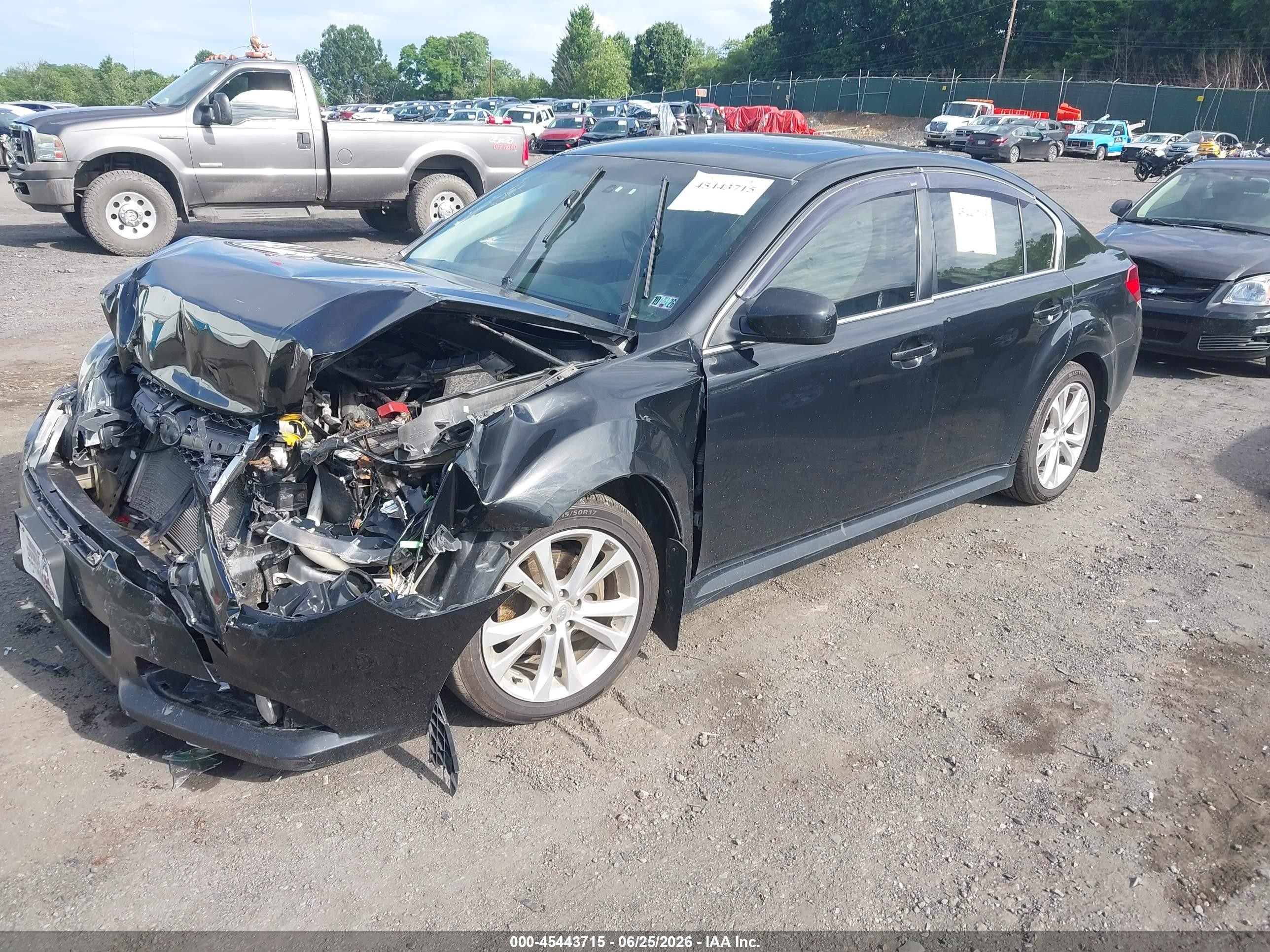 2014 Subaru Legacy 2.5i Limited Черный vin: 4S3BMBL61E3028355