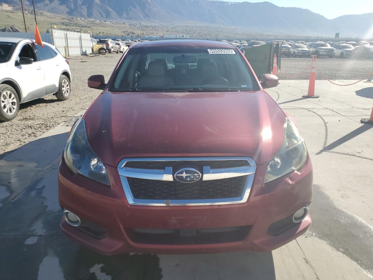 2014 Subaru Legacy 2.5i Limited Burgundy vin: 4S3BMBL64E3023862 Damage: Hood, Chipped, 2