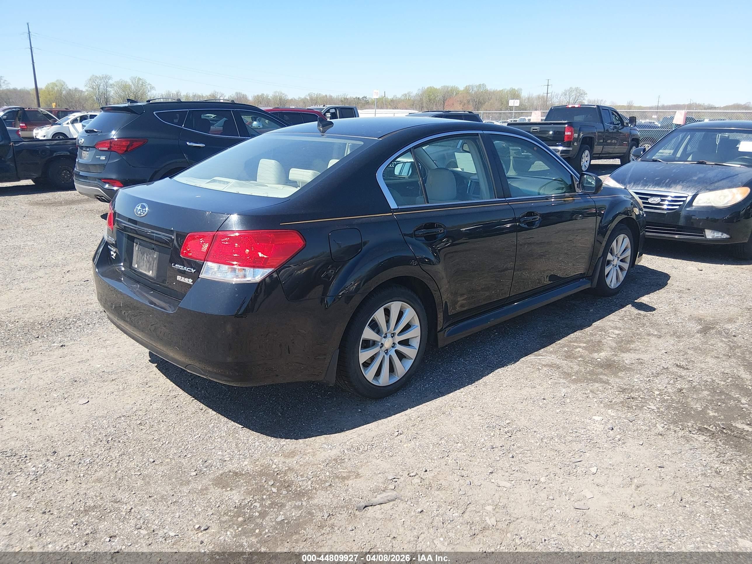 2011 Subaru Legacy 2.5i Limited Black vin: 4S3BMBL65B3236671