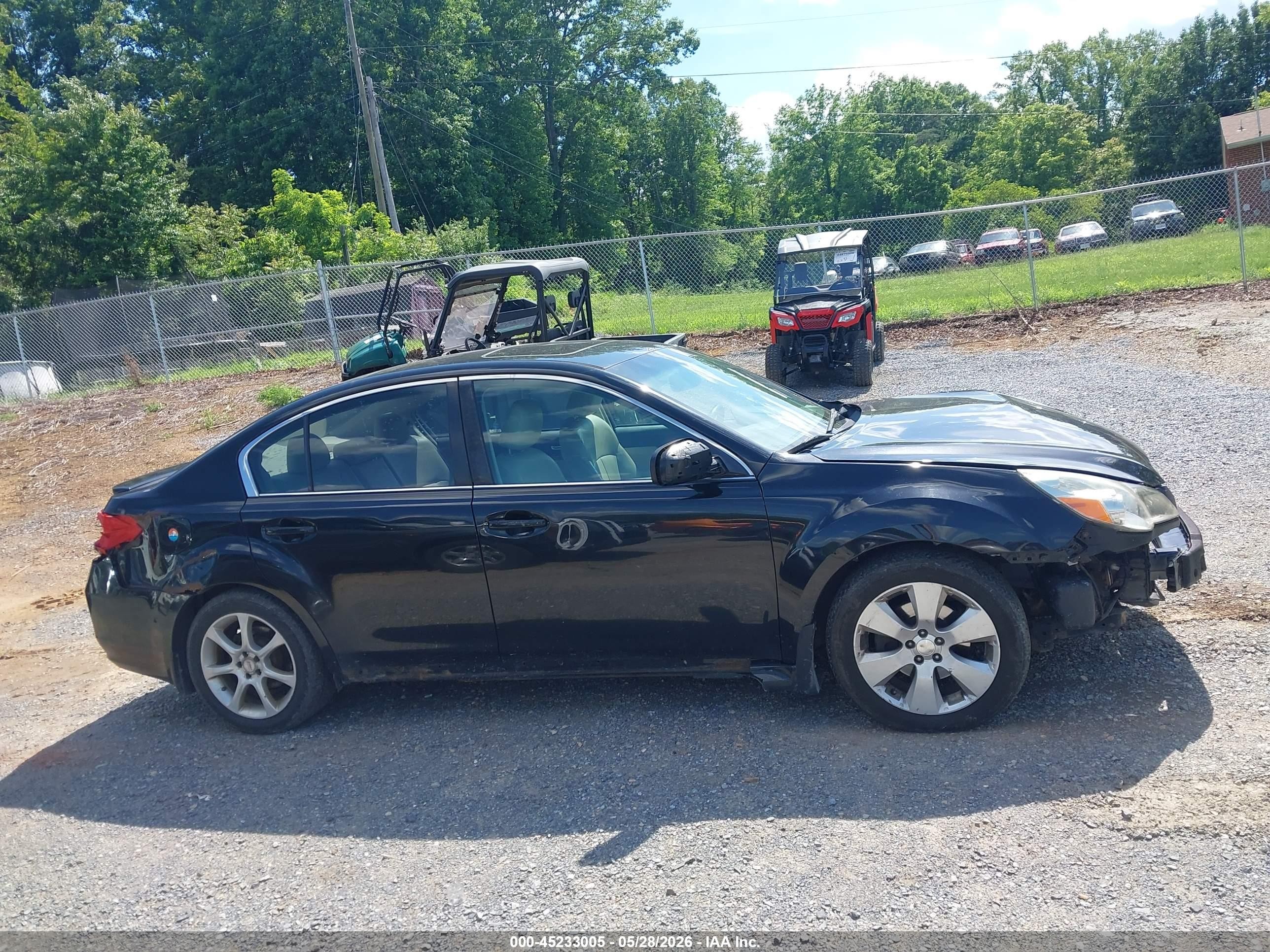 2010 Subaru Legacy 2.5i Limited Black vin: 4S3BMBL66A3234801