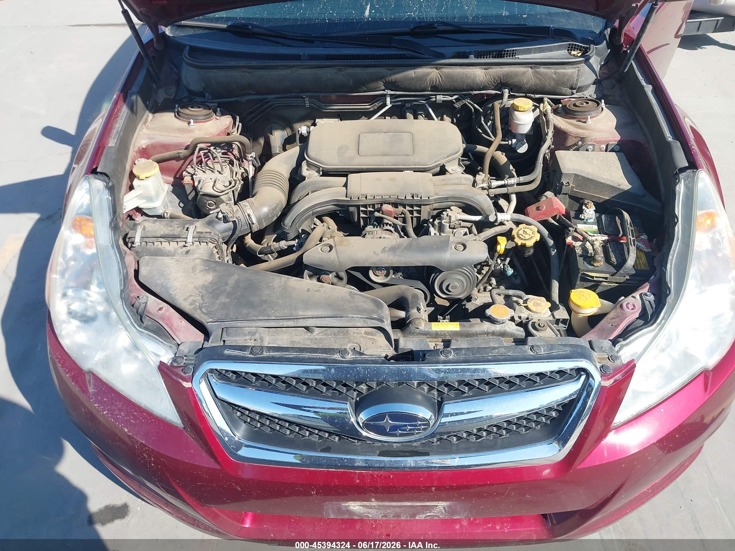 2011 Subaru Legacy 2.5i Limited Red vin: 4S3BMBL66B3263944