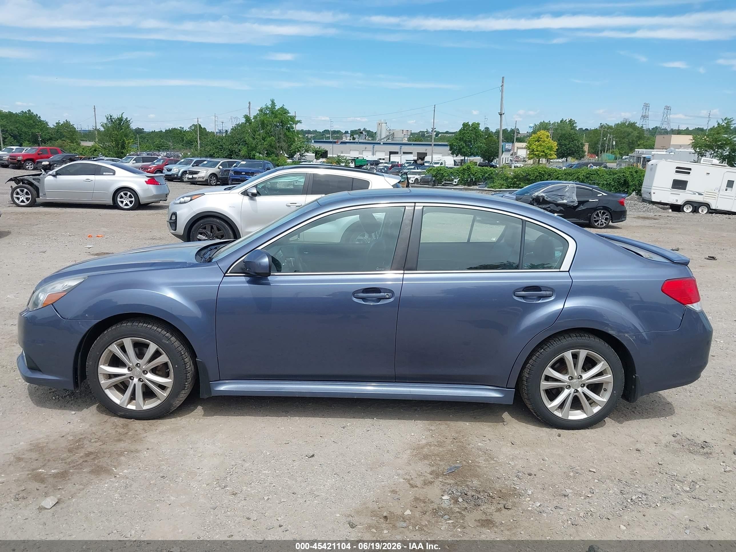 2014 Subaru Legacy 2.5i Limited Blue vin: 4S3BMBL66E3036290