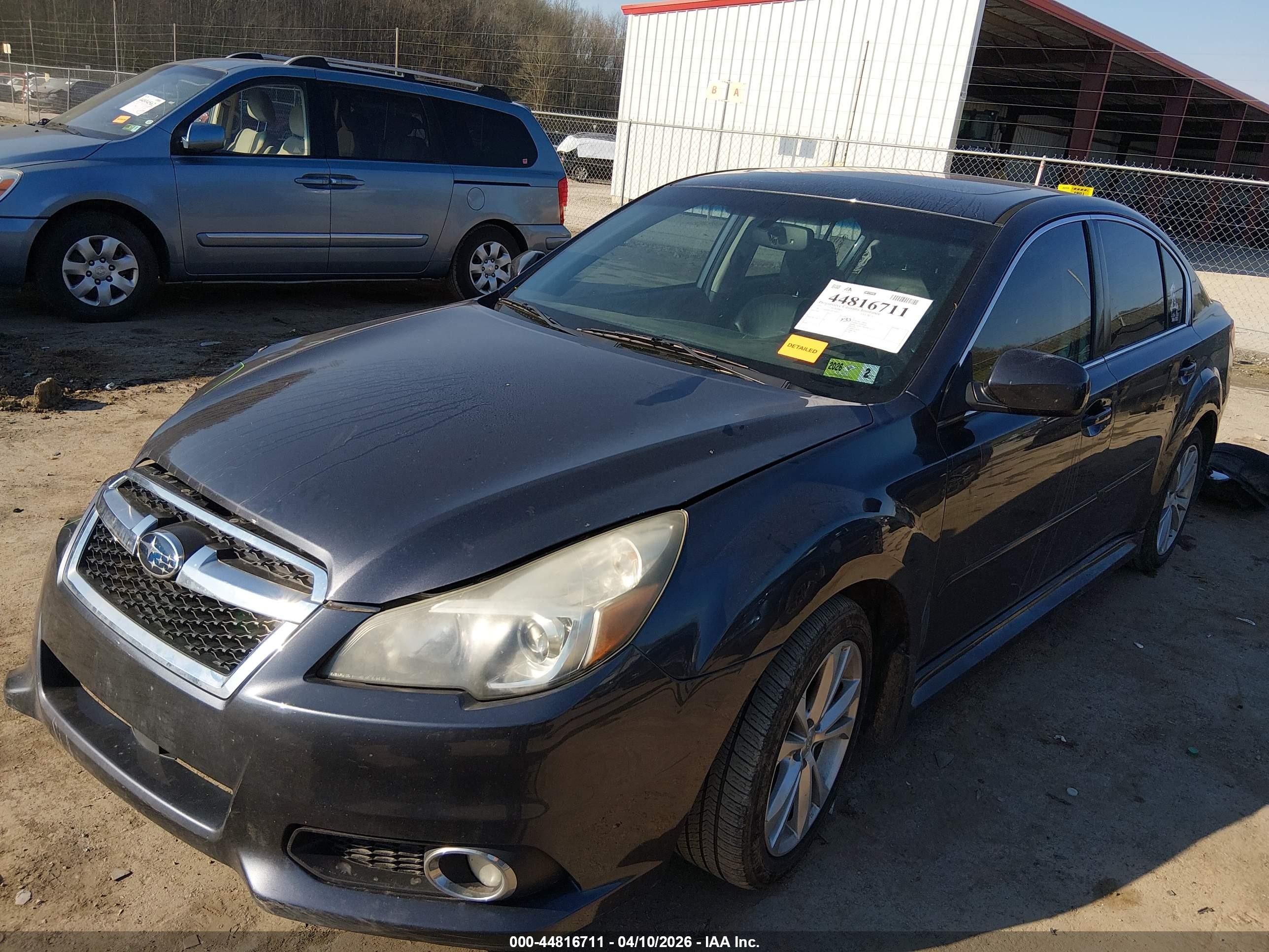 2013 Subaru Legacy 2.5i Limited Gray vin: 4S3BMBL69D3005422