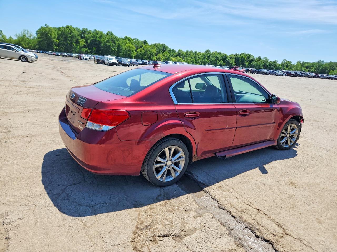 2014 Subaru Legacy 2.5i Limited Burgundy vin: 4S3BMBL69E3009813