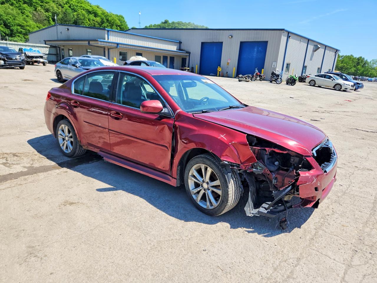 2014 Subaru Legacy 2.5i Limited Burgundy vin: 4S3BMBL69E3009813