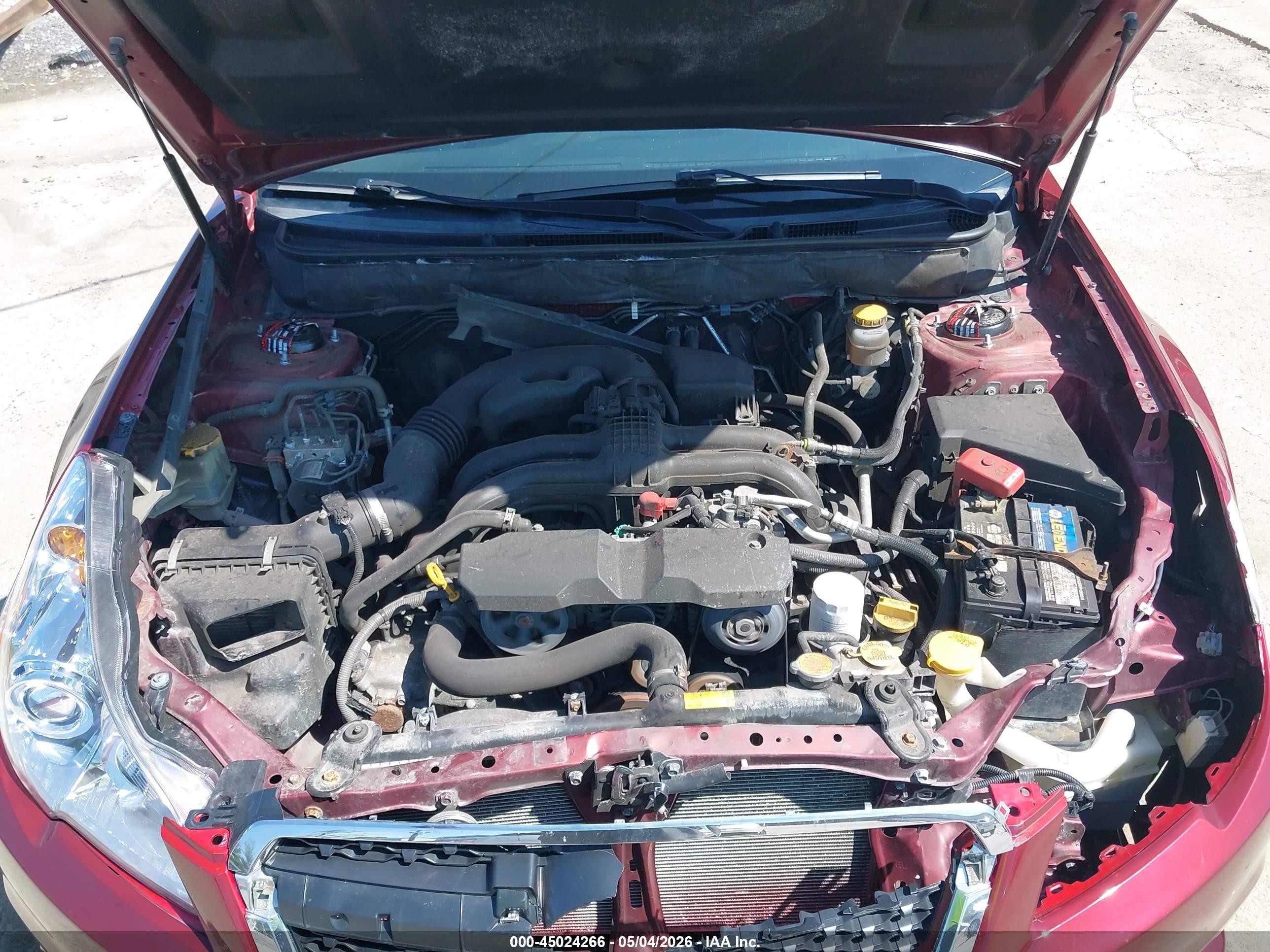 2014 Subaru Legacy 2.5i Limited Red vin: 4S3BMBL6XE3002966