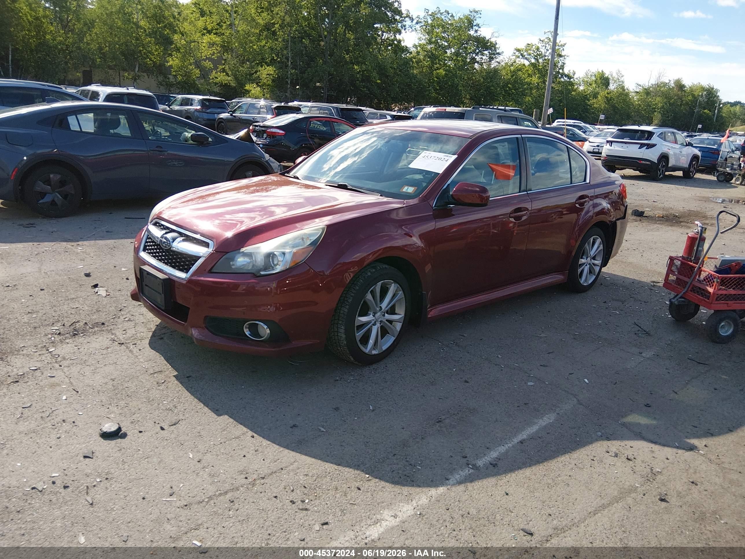 2014 Subaru Legacy 2.5i Limited Red vin: 4S3BMBM63E3006596
