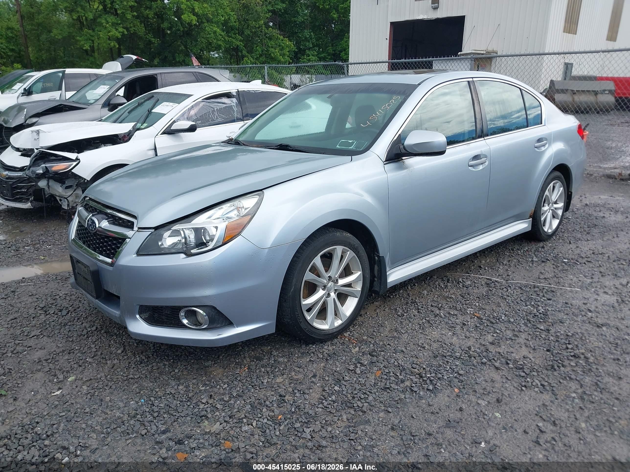 2014 Subaru Legacy 2.5i Limited Blue vin: 4S3BMBM65E3009421