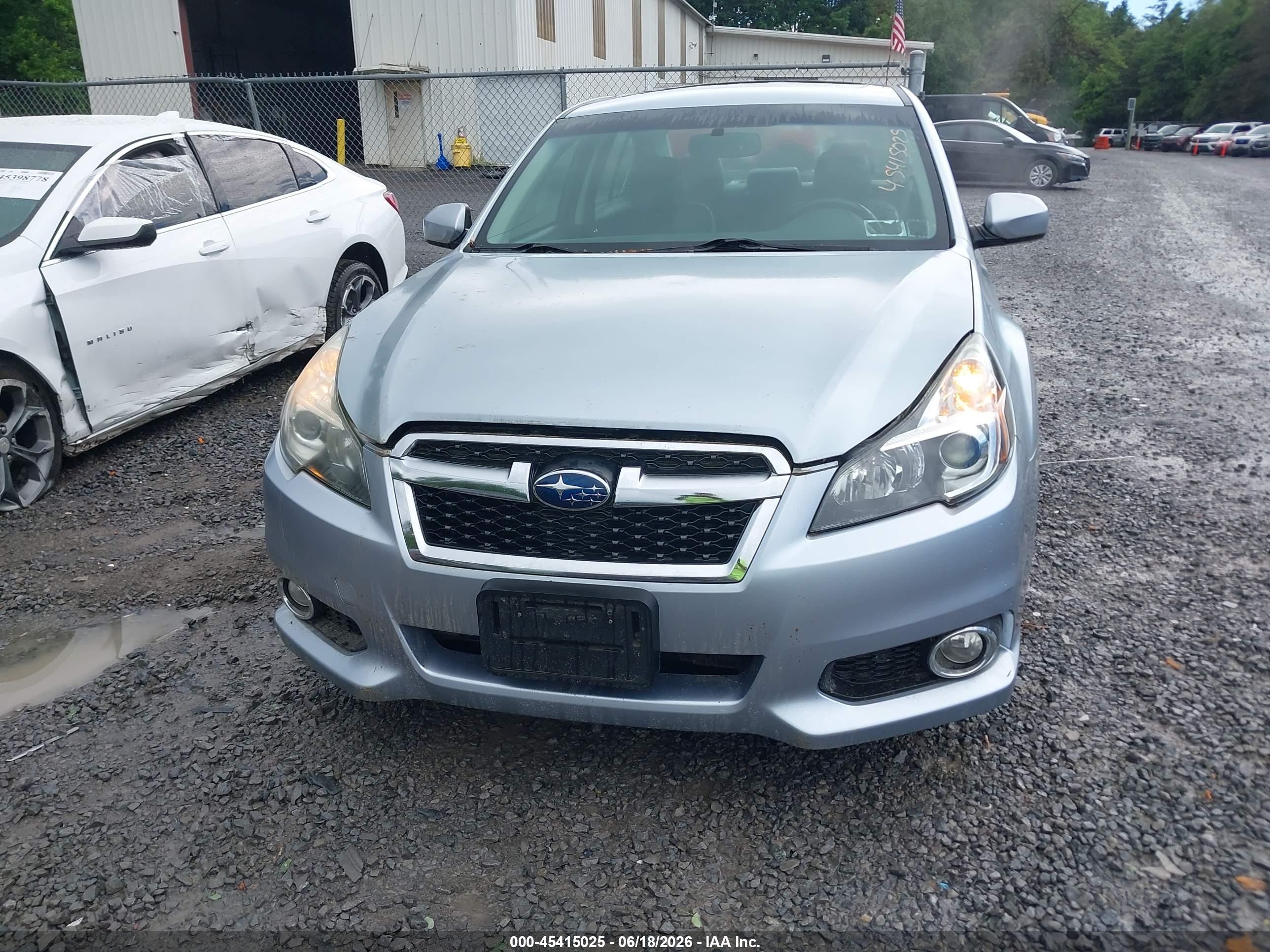 2014 Subaru Legacy 2.5i Limited Blue vin: 4S3BMBM65E3009421