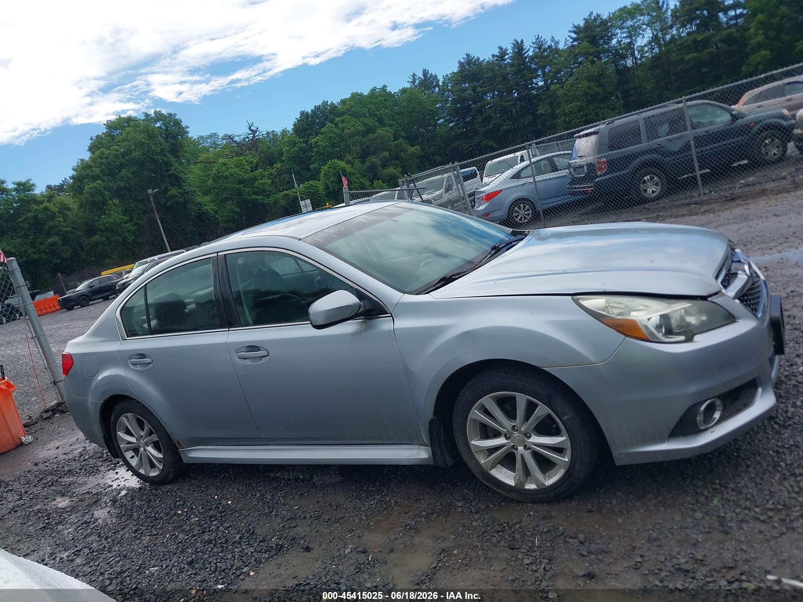 2014 Subaru Legacy 2.5i Limited Blue vin: 4S3BMBM65E3009421