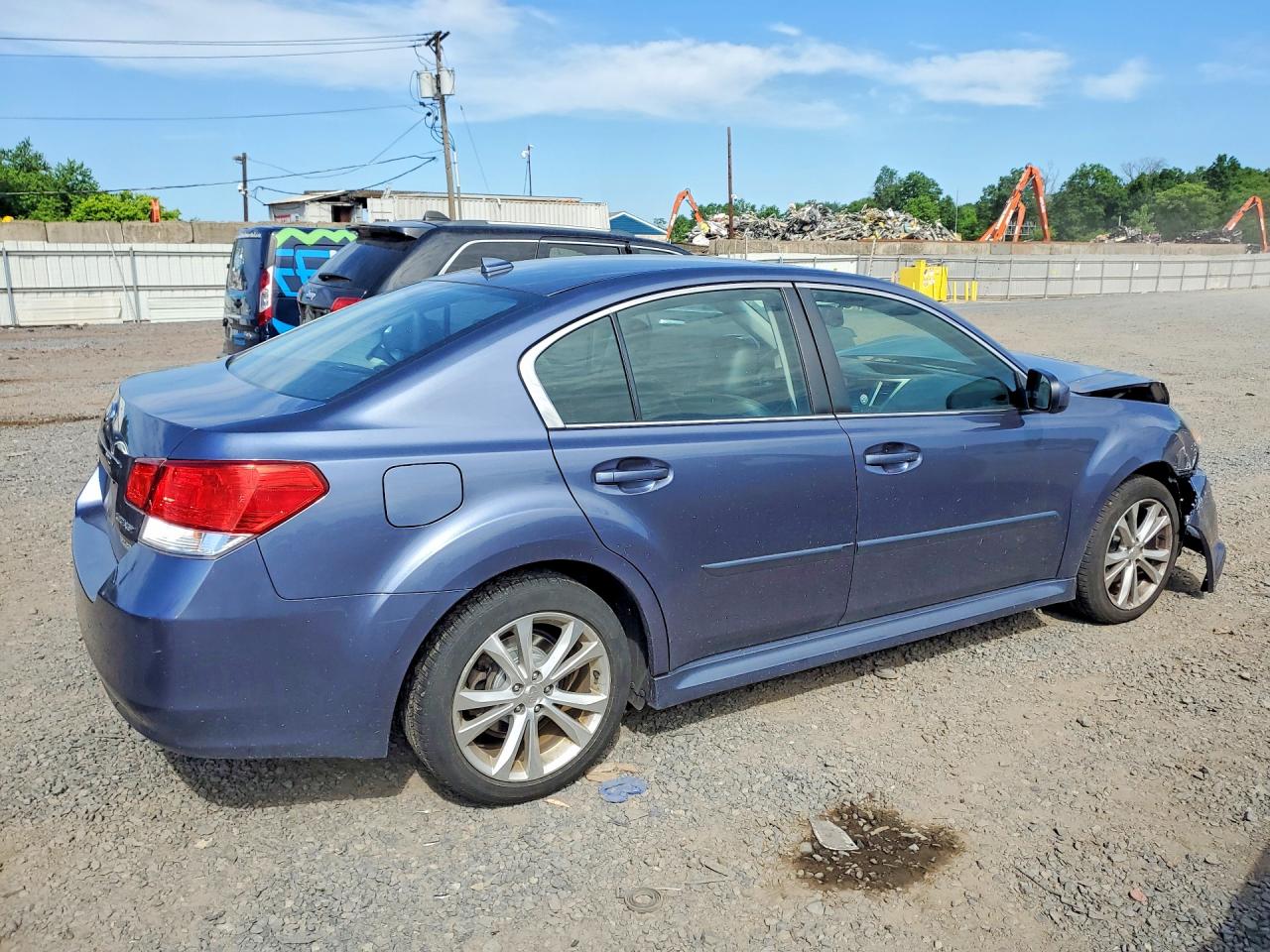 2014 Subaru Legacy 2.5i Limited Синий vin: 4S3BMBM65E3034366