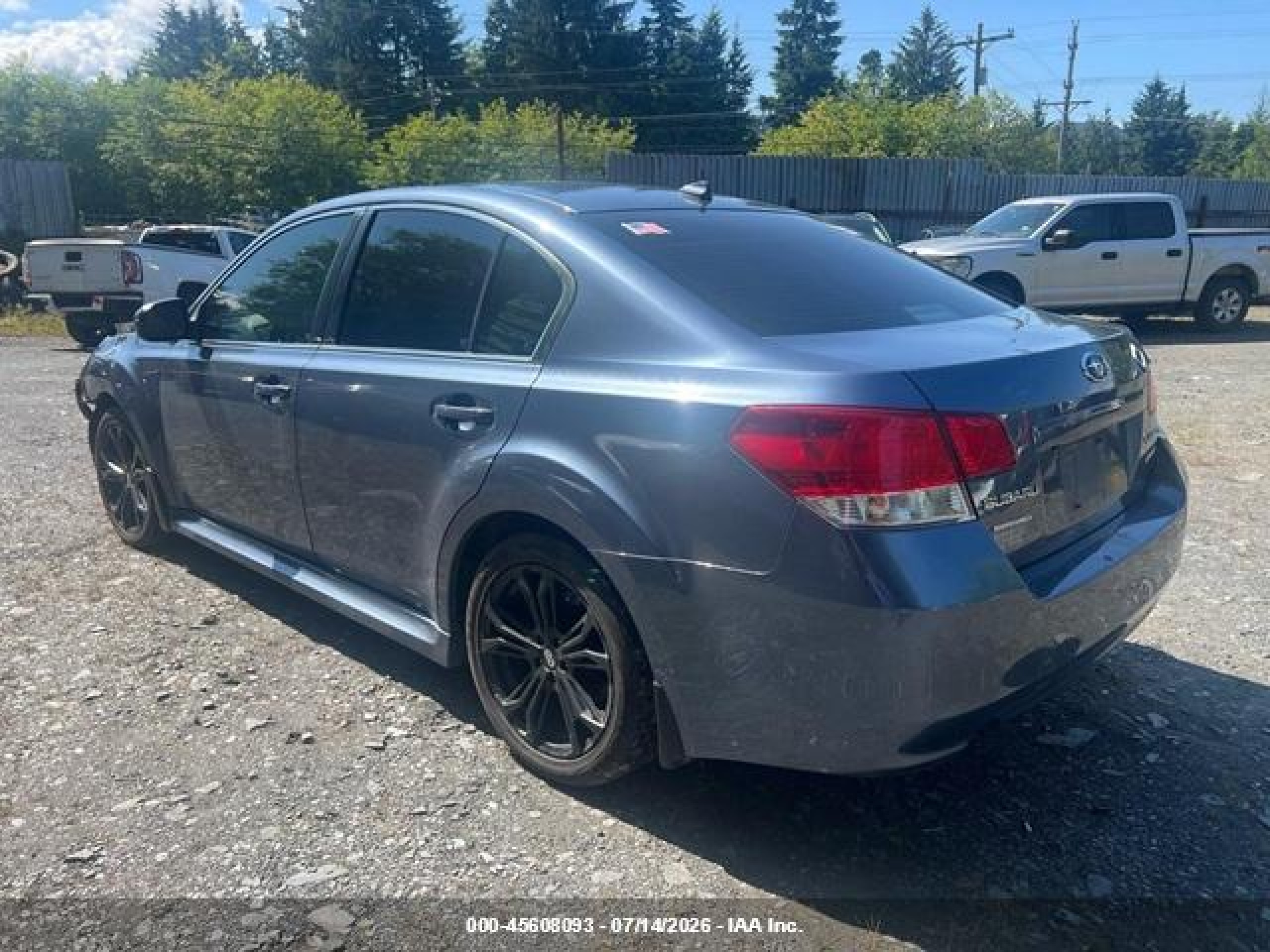 2014 Subaru Legacy 2.5i Limited Blue vin: 4S3BMBM6XE3008894