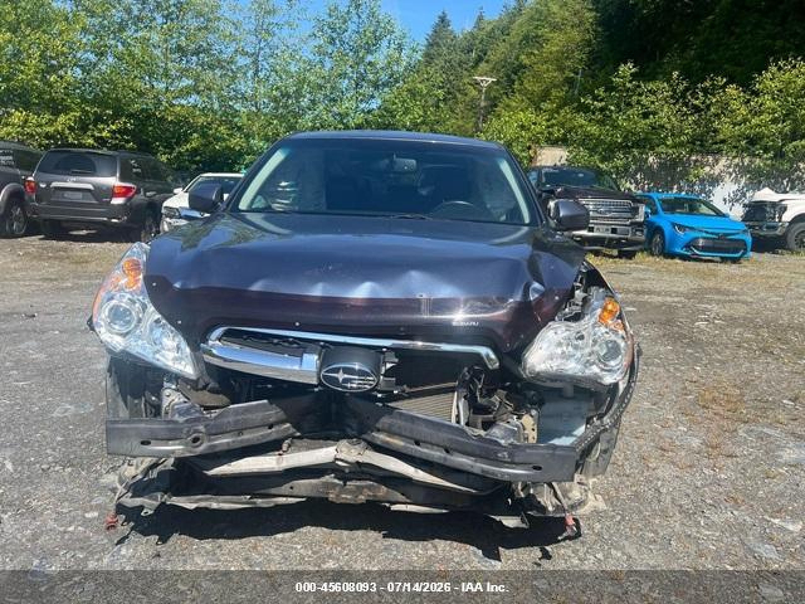 2014 Subaru Legacy 2.5i Limited Blue vin: 4S3BMBM6XE3008894