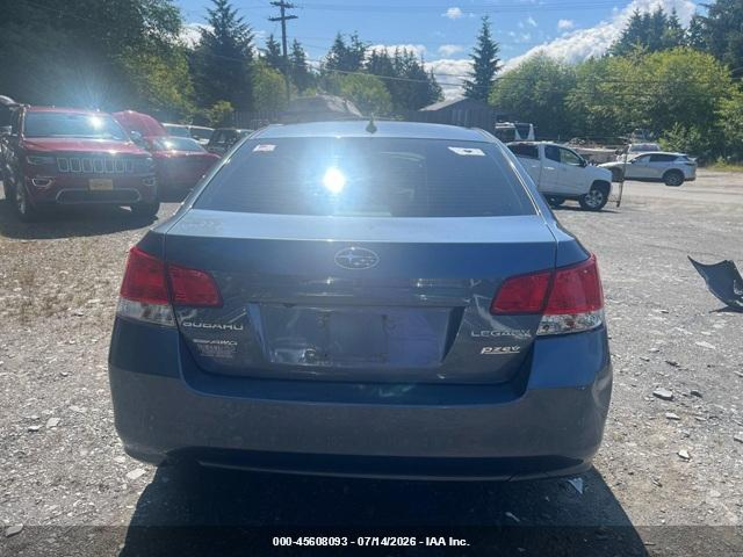 2014 Subaru Legacy 2.5i Limited Blue vin: 4S3BMBM6XE3008894