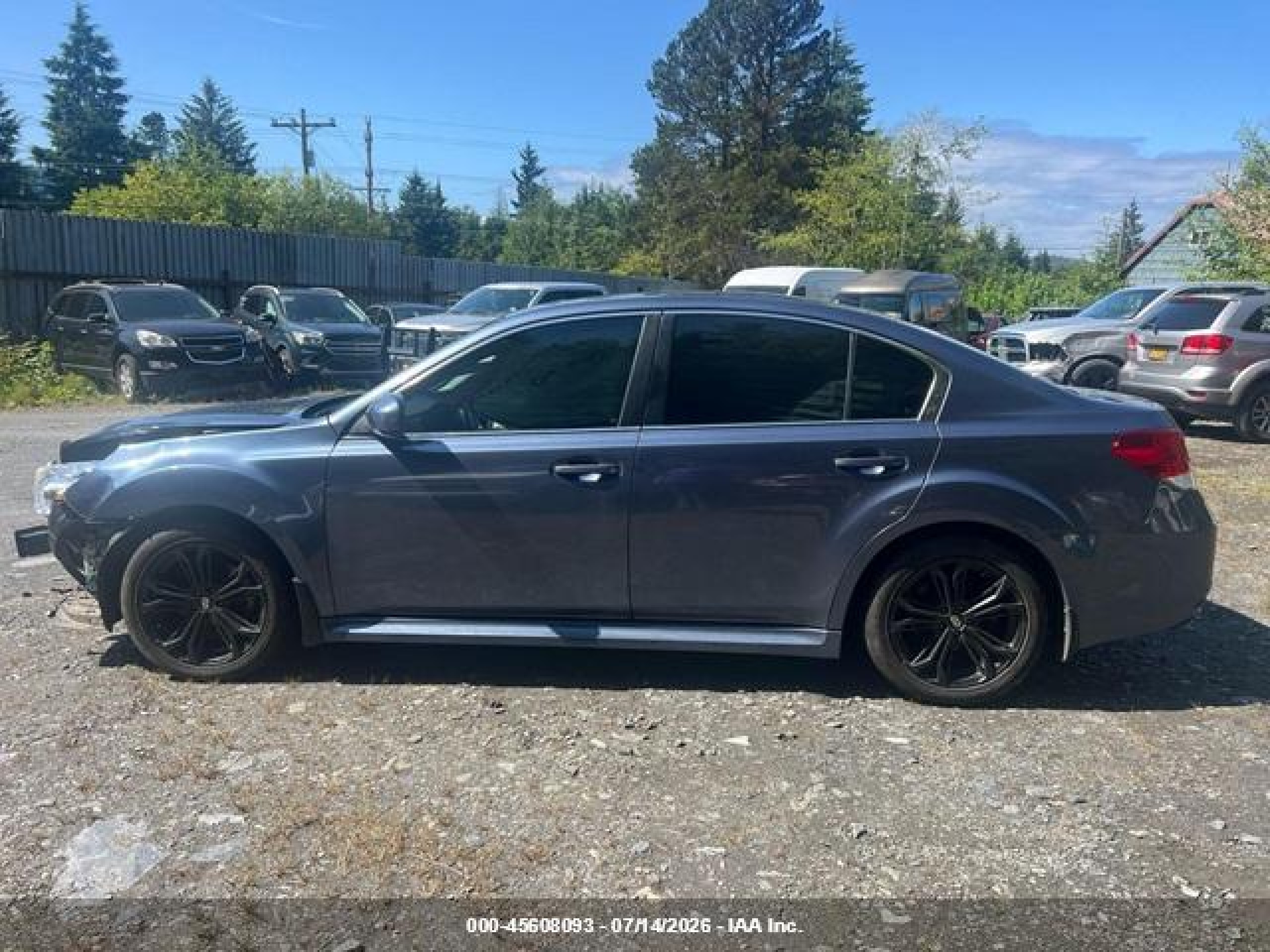 2014 Subaru Legacy 2.5i Limited Blue vin: 4S3BMBM6XE3008894