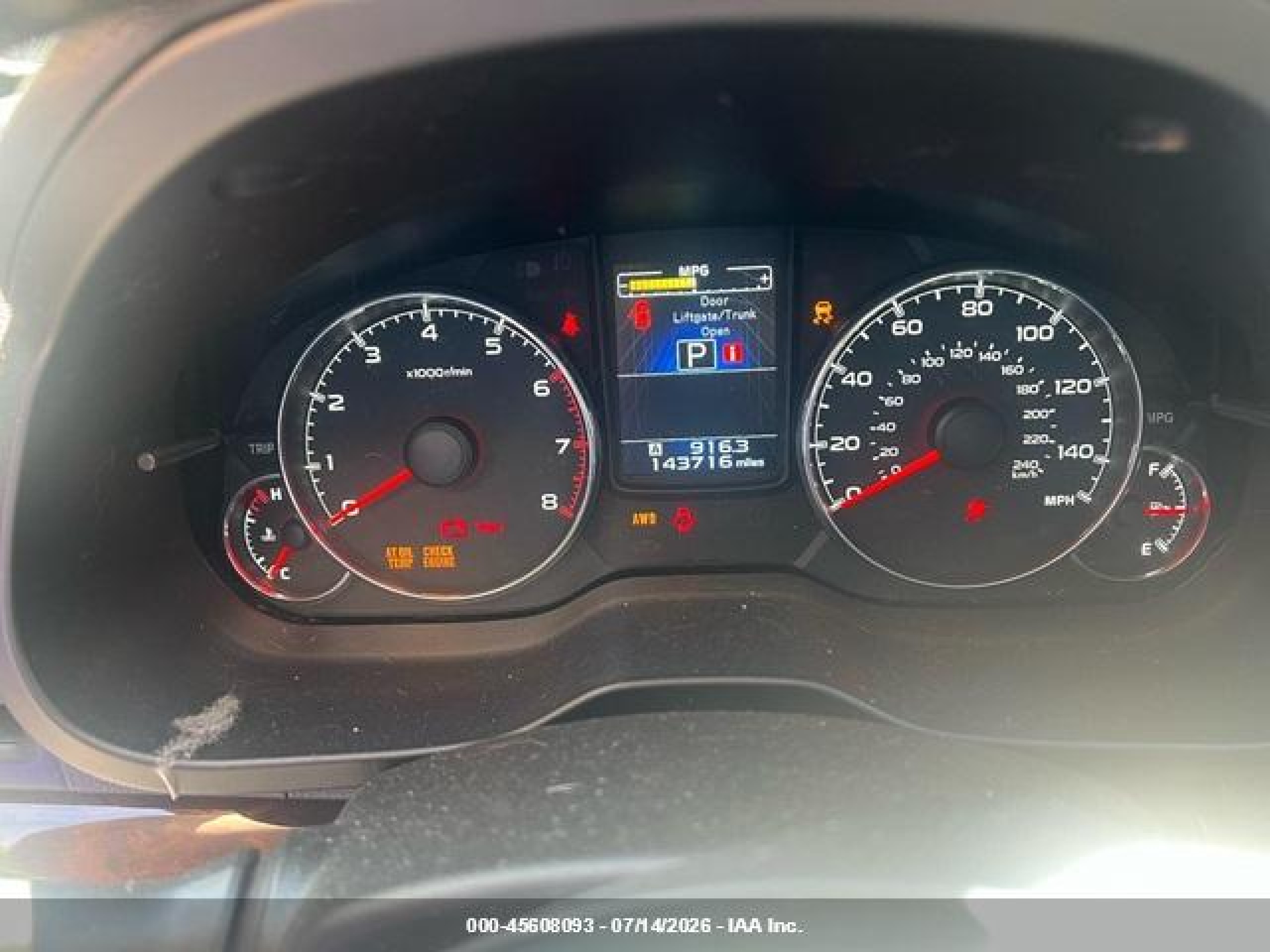 2014 Subaru Legacy 2.5i Limited Blue vin: 4S3BMBM6XE3008894