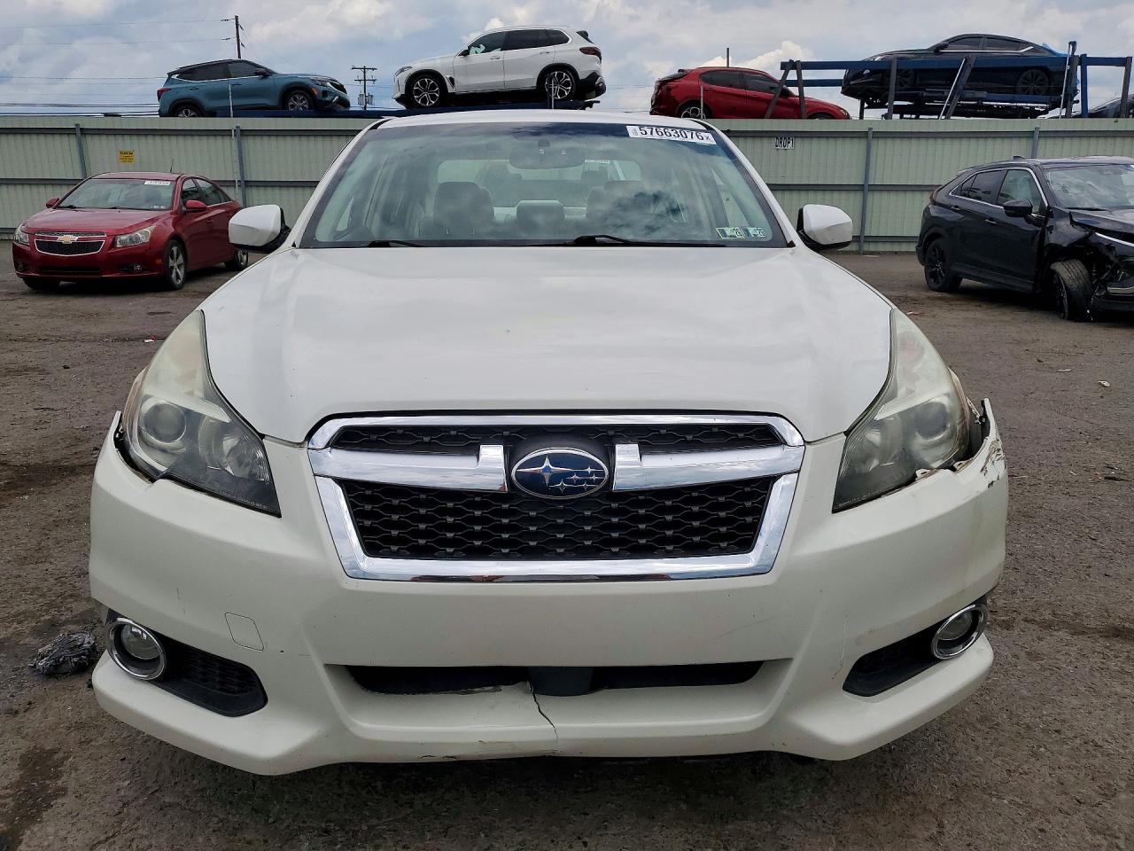 2014 Subaru Legacy 2.5i Limited Белый vin: 4S3BMBN6XE3032577