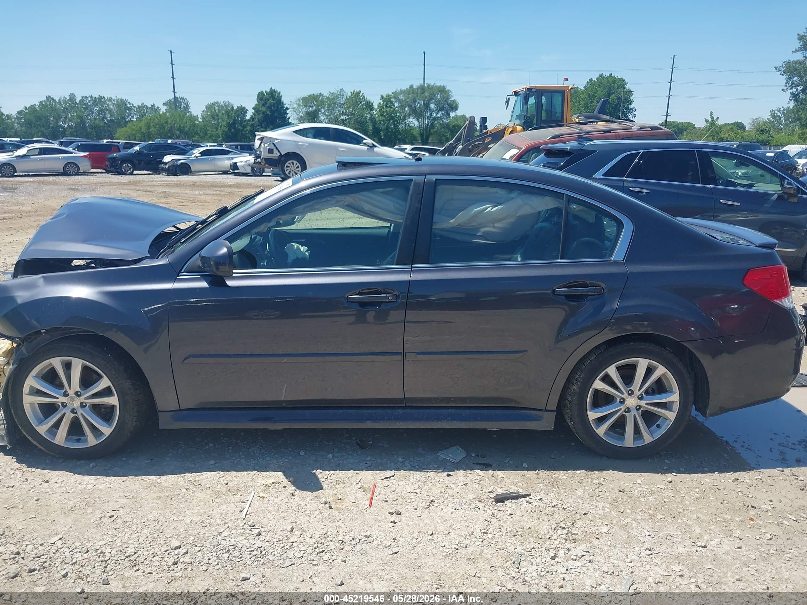 2013 Subaru Legacy 2.5i Limited Серый vin: 4S3BMBP61D3013816