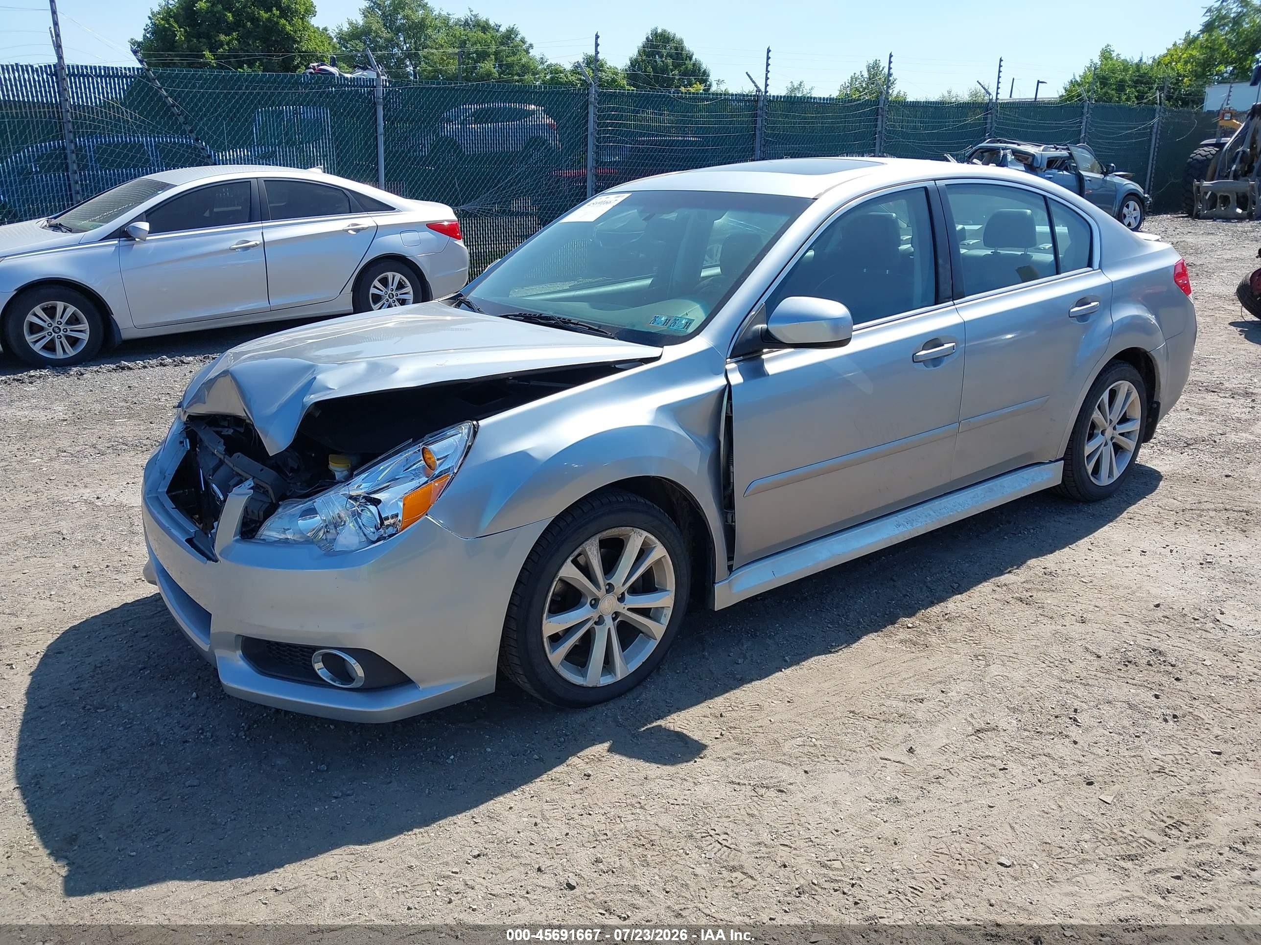 2013 Subaru Legacy 2.5i Limited Light Blue vin: 4S3BMBP62D3007300