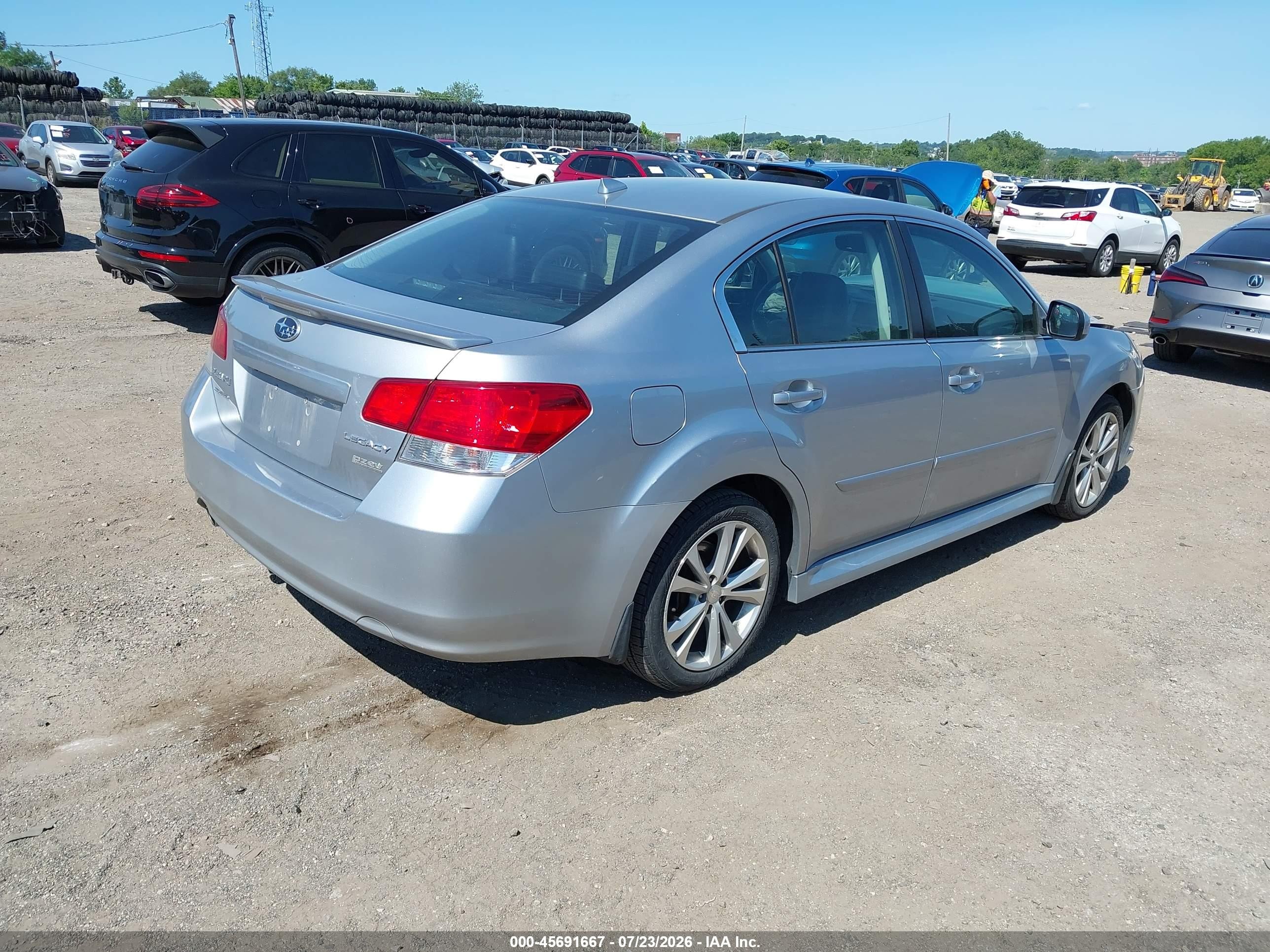 2013 Subaru Legacy 2.5i Limited Light Blue vin: 4S3BMBP62D3007300