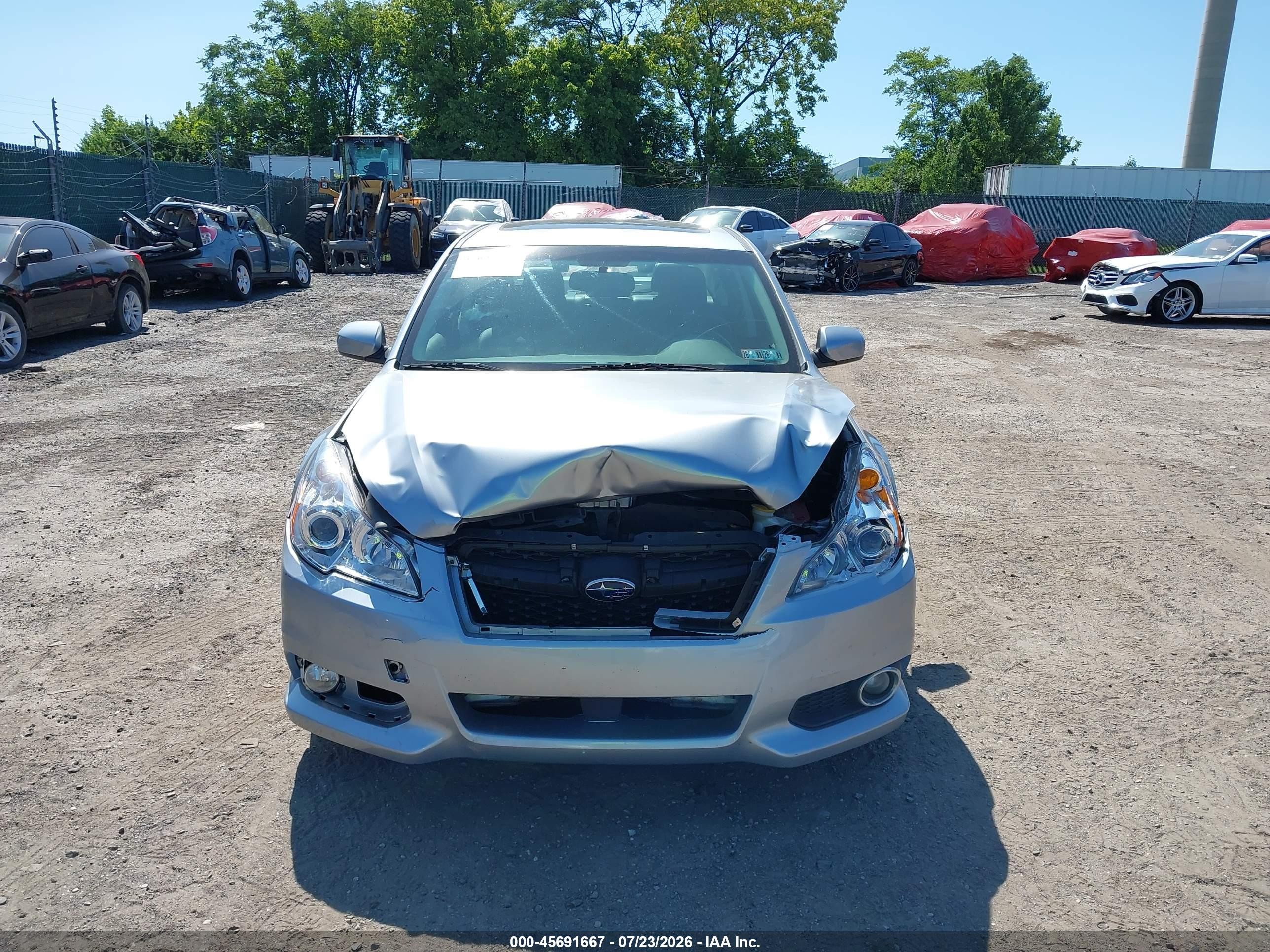 2013 Subaru Legacy 2.5i Limited Light Blue vin: 4S3BMBP62D3007300