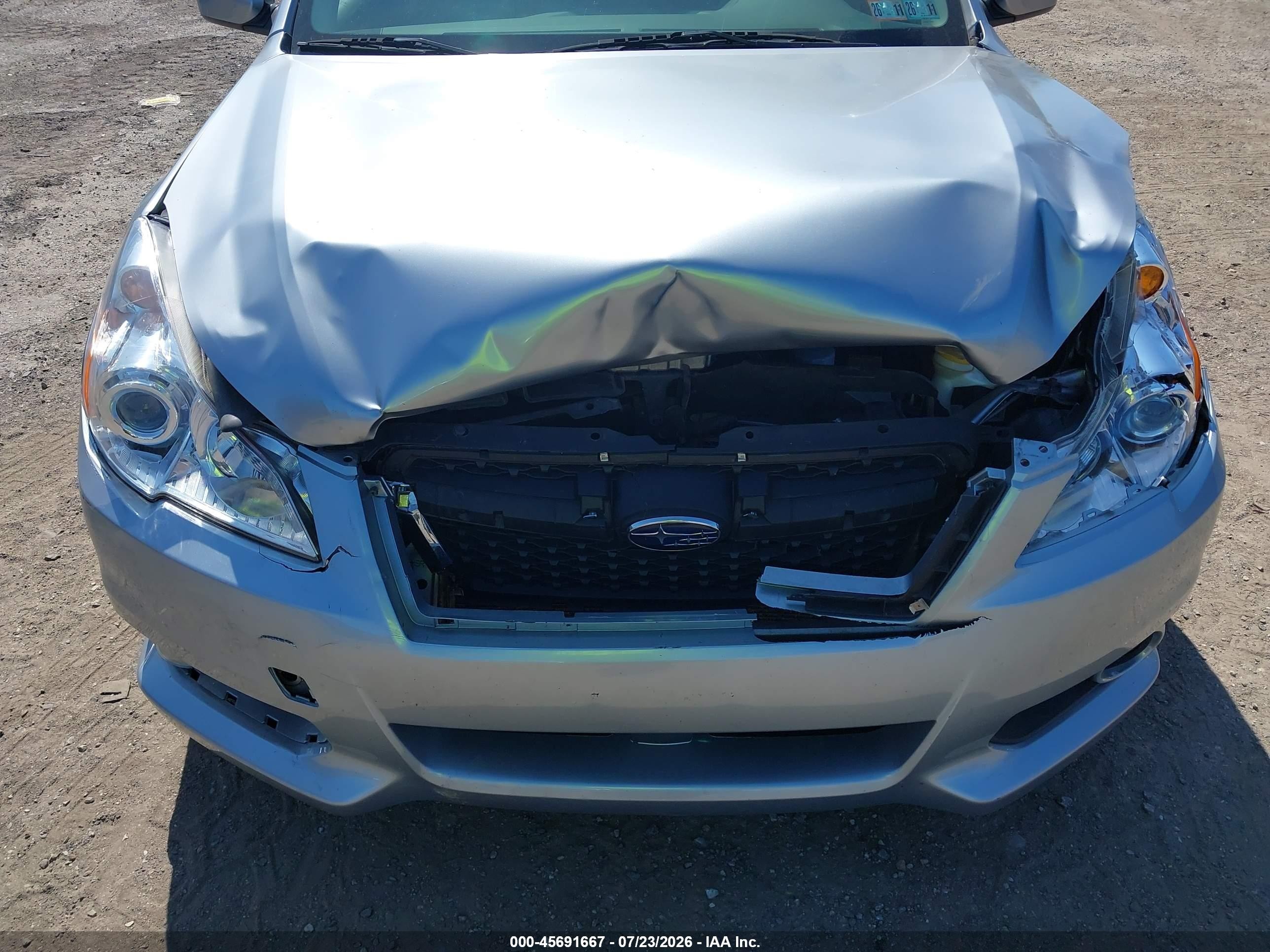 2013 Subaru Legacy 2.5i Limited Light Blue vin: 4S3BMBP62D3007300