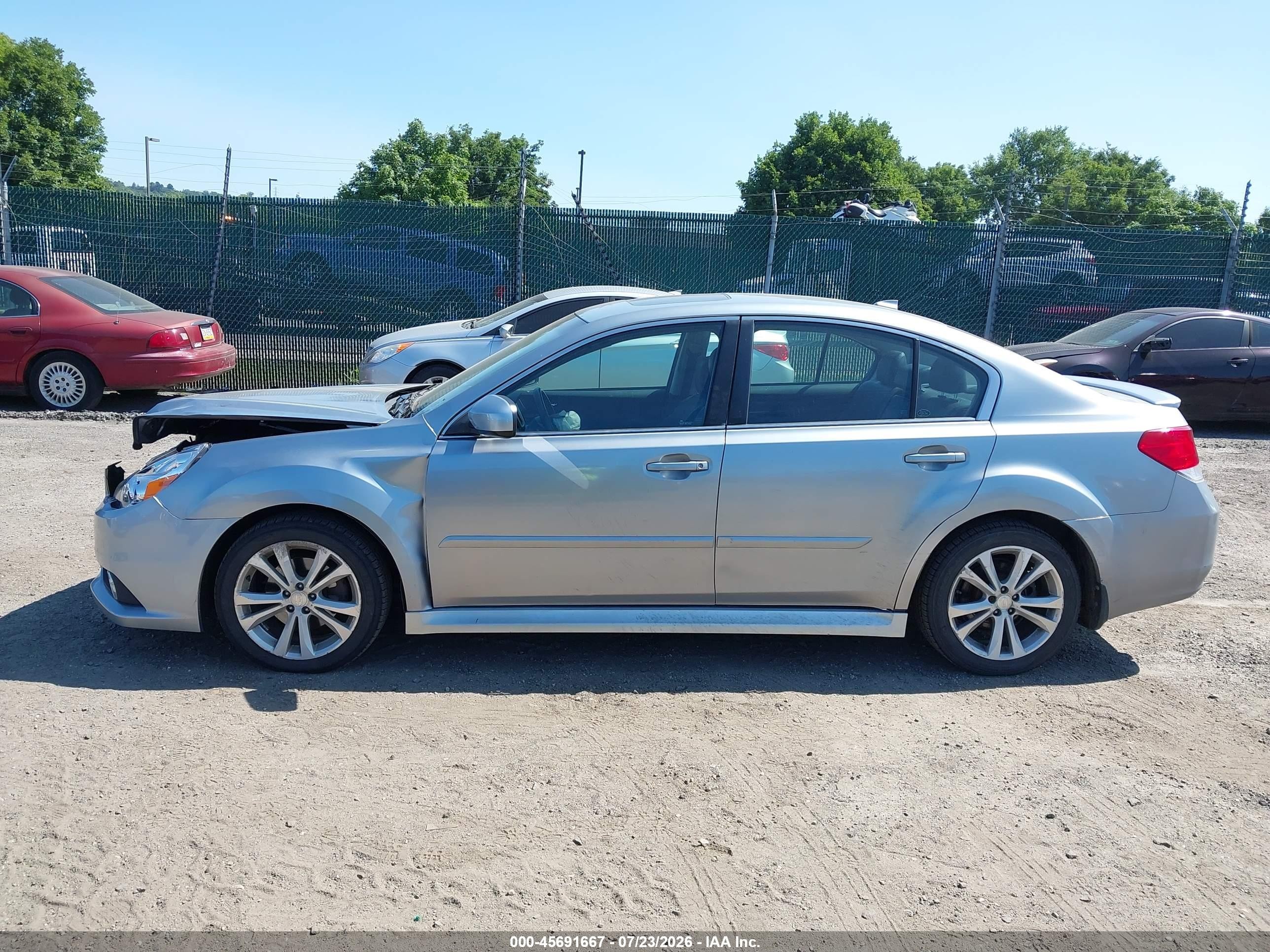 2013 Subaru Legacy 2.5i Limited Light Blue vin: 4S3BMBP62D3007300