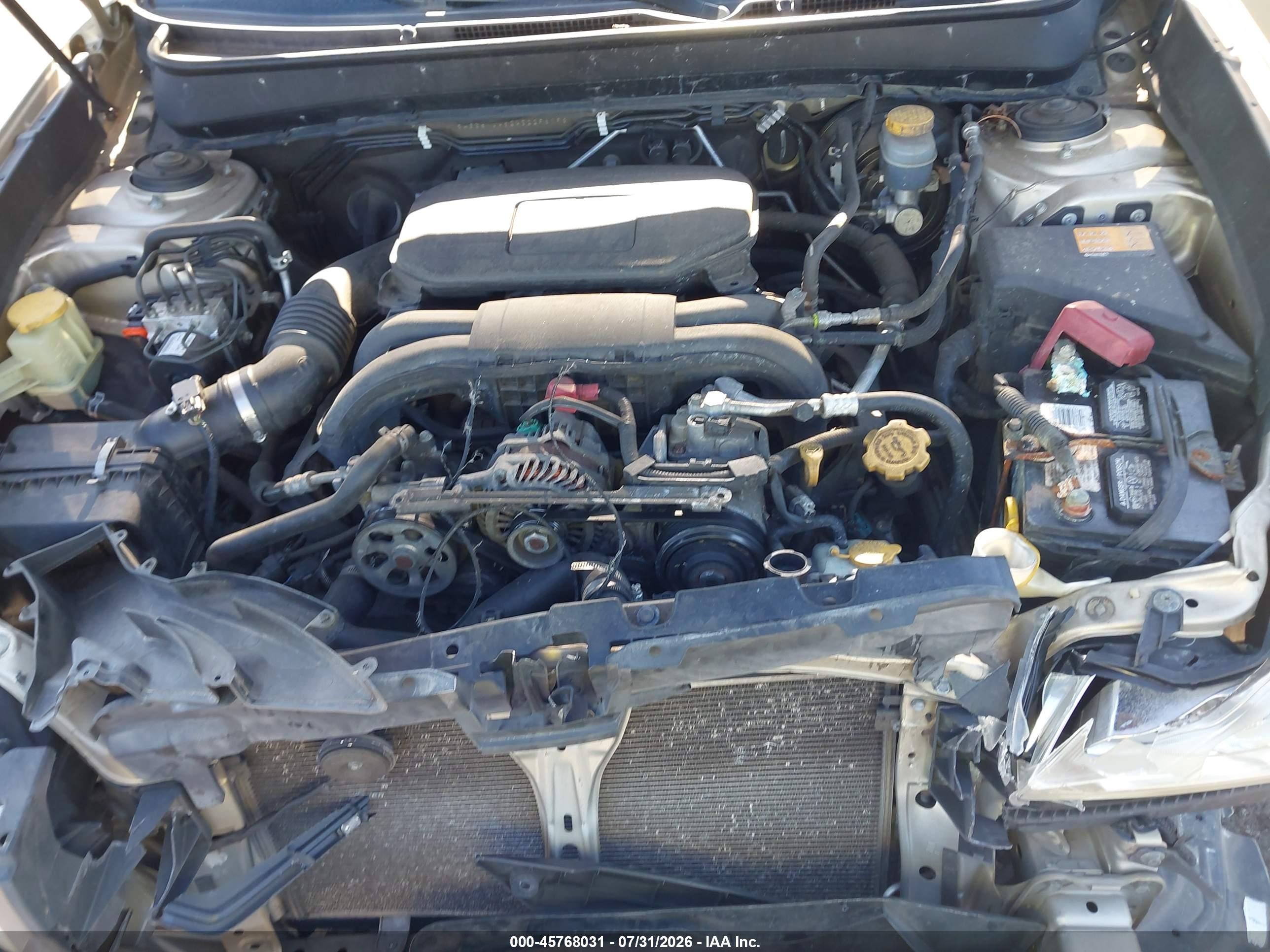 2010 Subaru Legacy 2.5i Gold vin: 4S3BMCA62A3229619