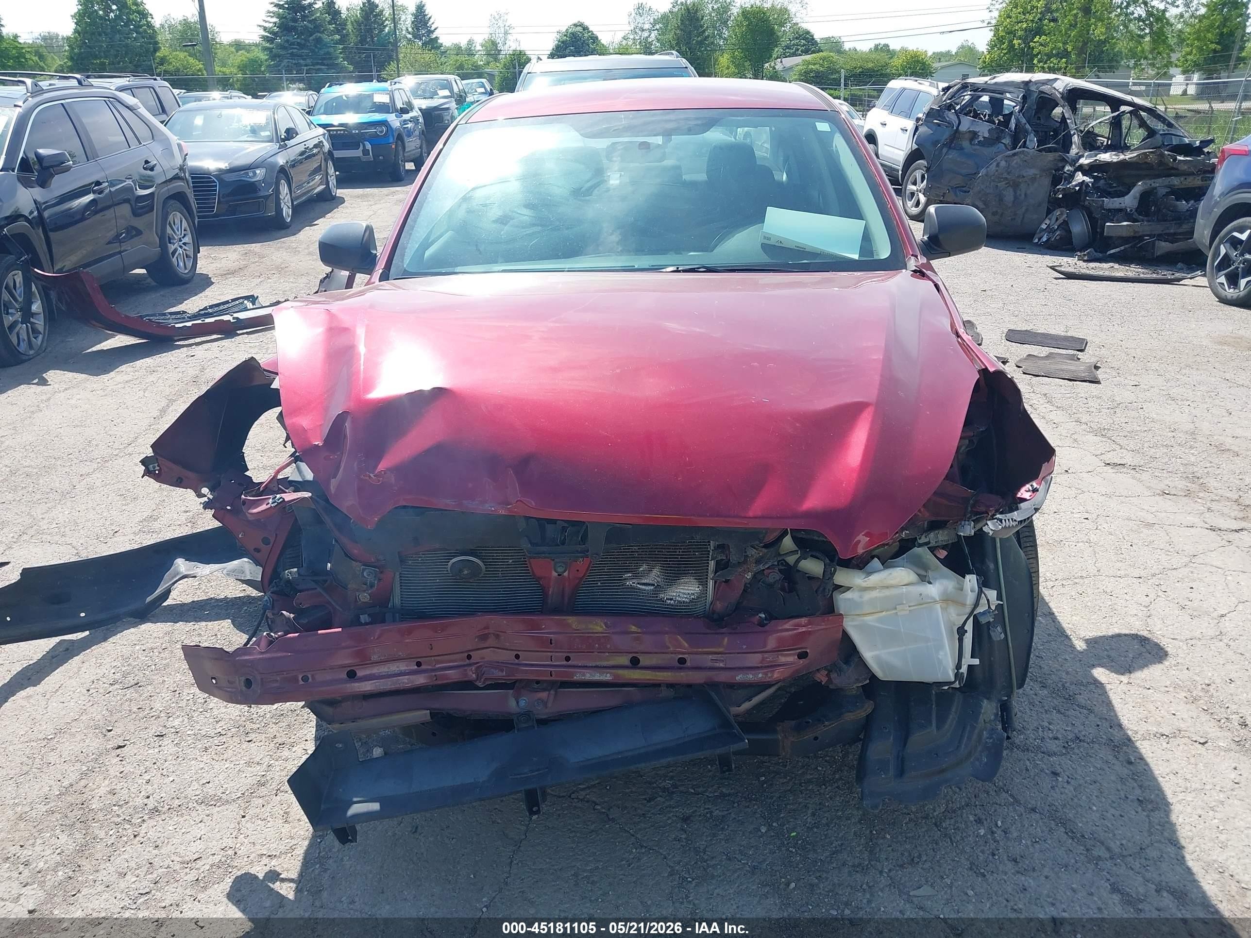 2011 Subaru Legacy 2.5i Red vin: 4S3BMCA62B3213096