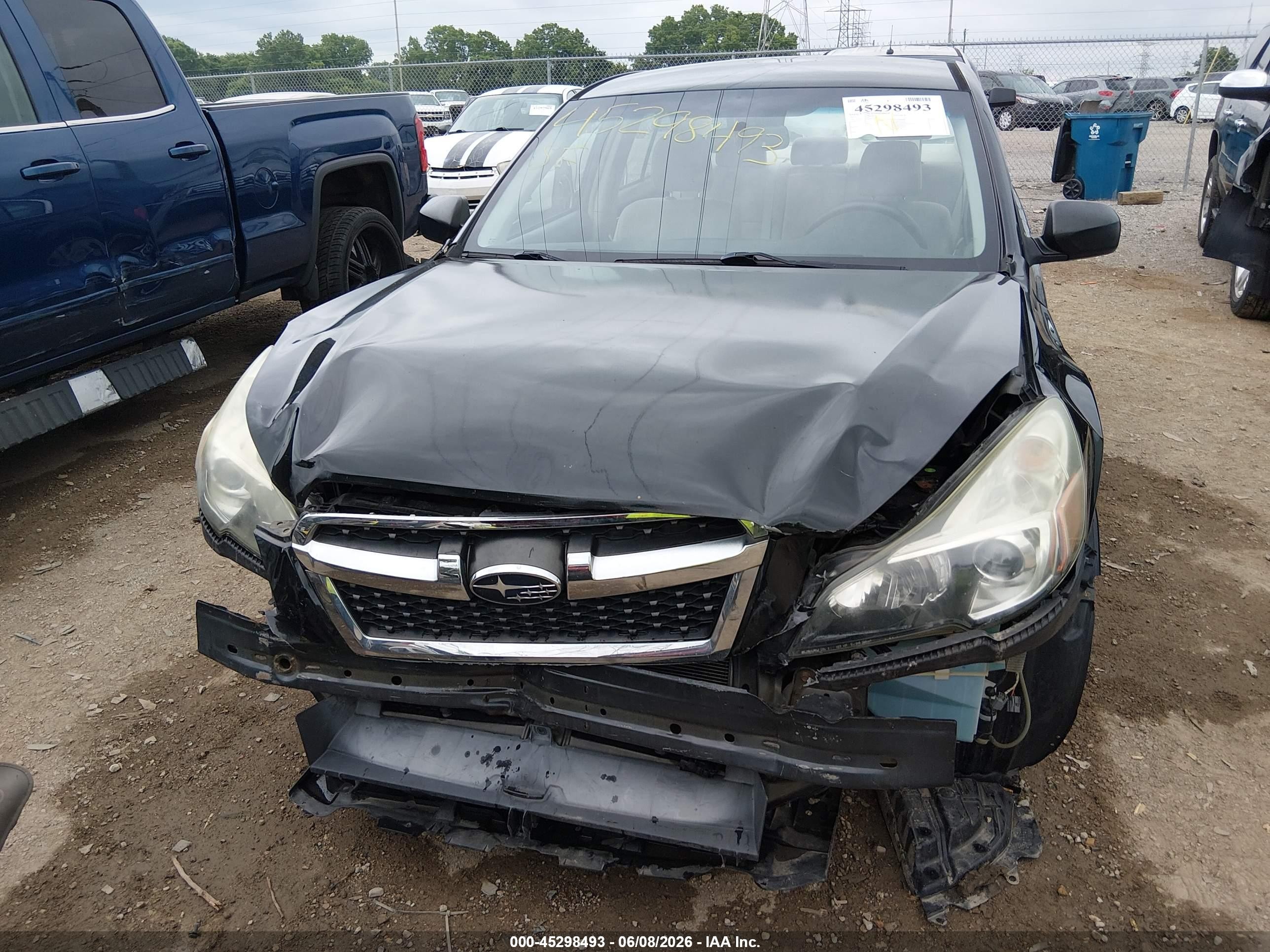 2013 Subaru Legacy 2.5i Black vin: 4S3BMCA62D3032325